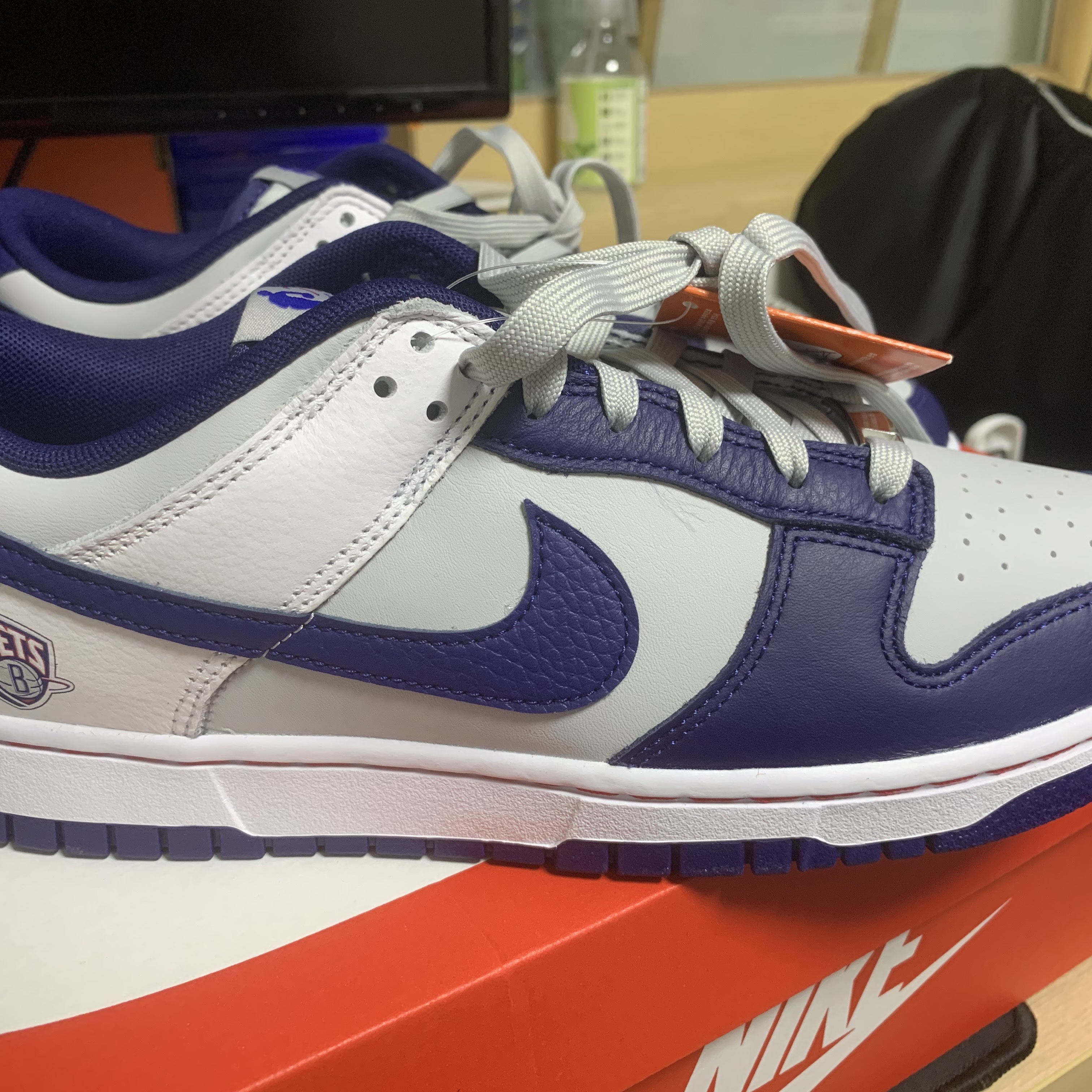 Nike x NBA Dunk Low Retro EMB Nets 착용 스타일