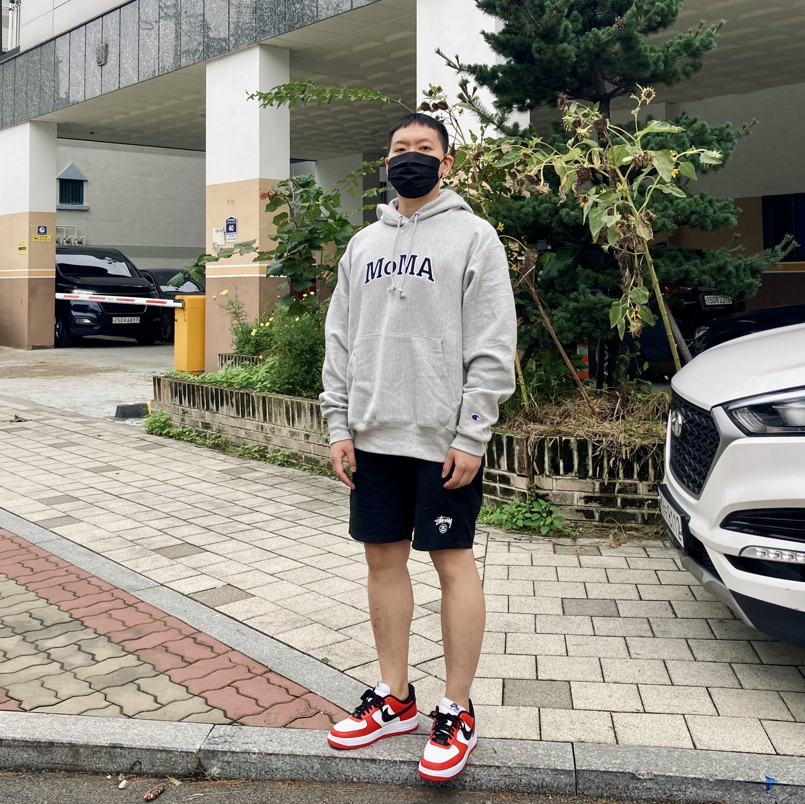 Nike Air Force 1 '07 Low White 착용 스타일