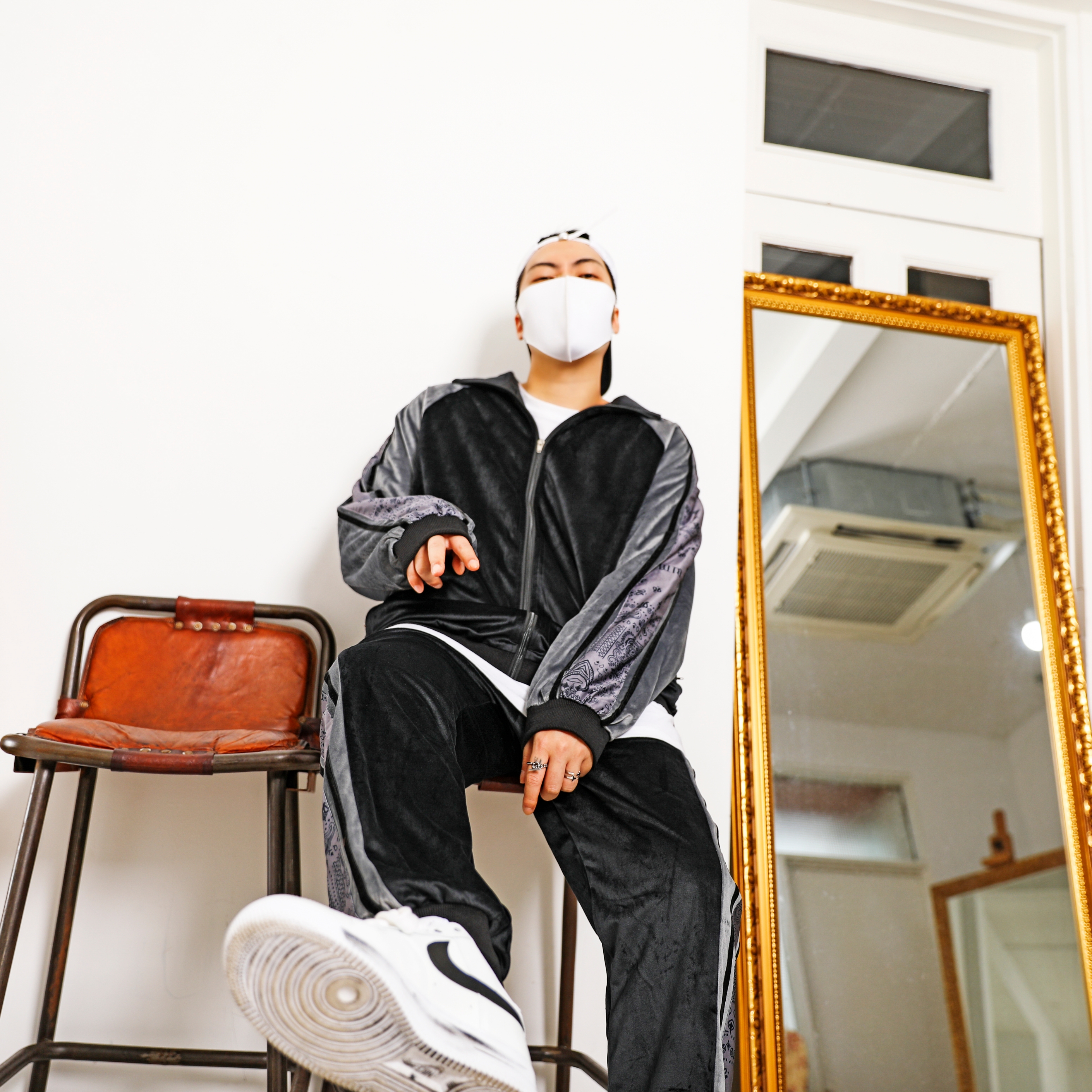 Nike x Peaceminusone Air Force 1 Low Para-Noise 2.0 착용 스타일 - 1