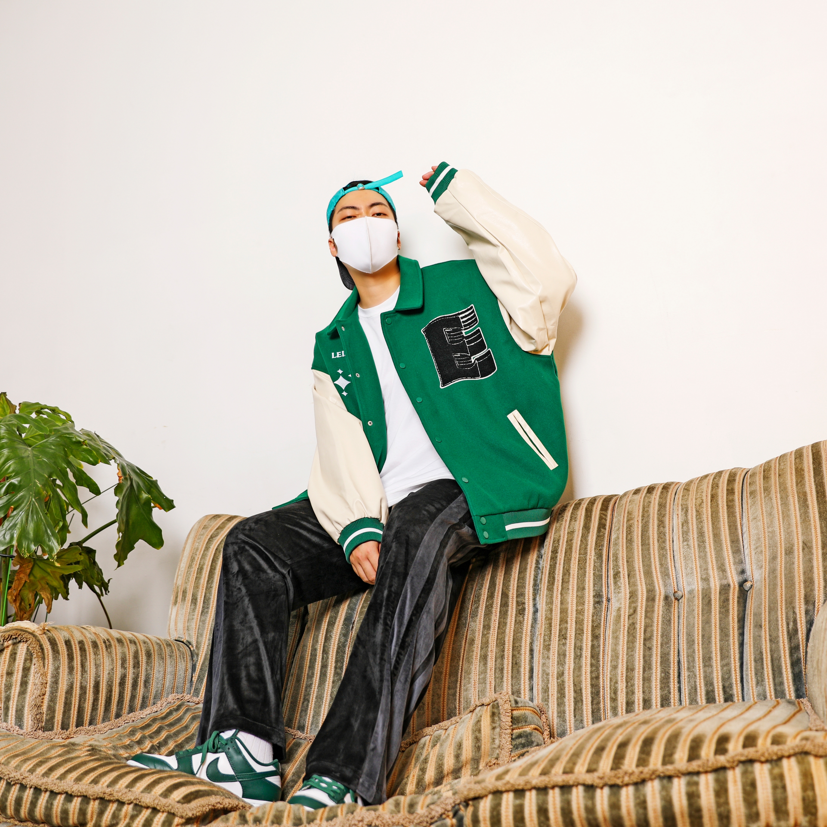 Nike Dunk Low Retro Varsity Green 착용 스타일 - 1