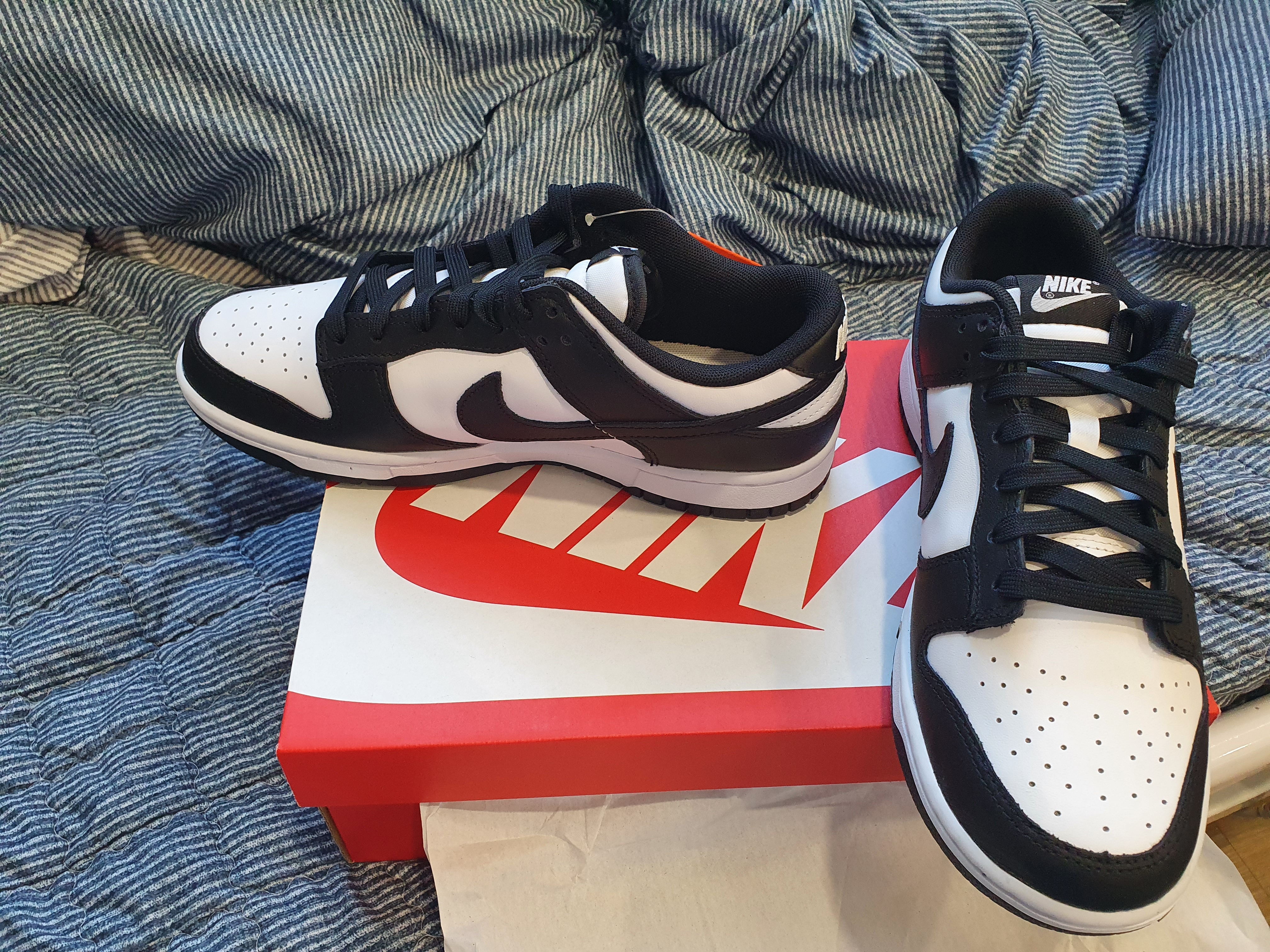 Nike Dunk Low Retro Black 착용 스타일 - 1