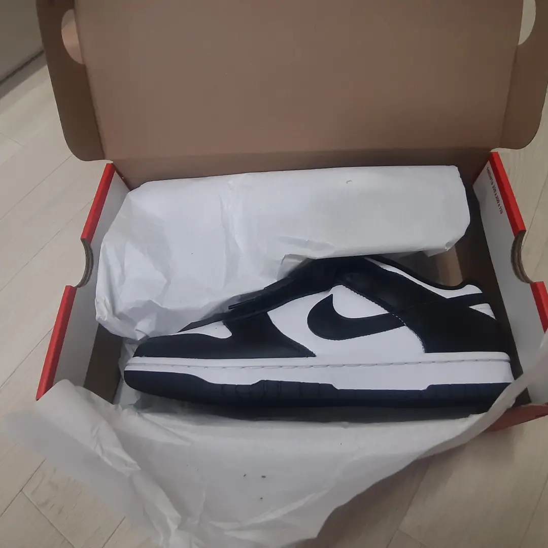 Nike Dunk Low Retro Black 착용 스타일 - 2