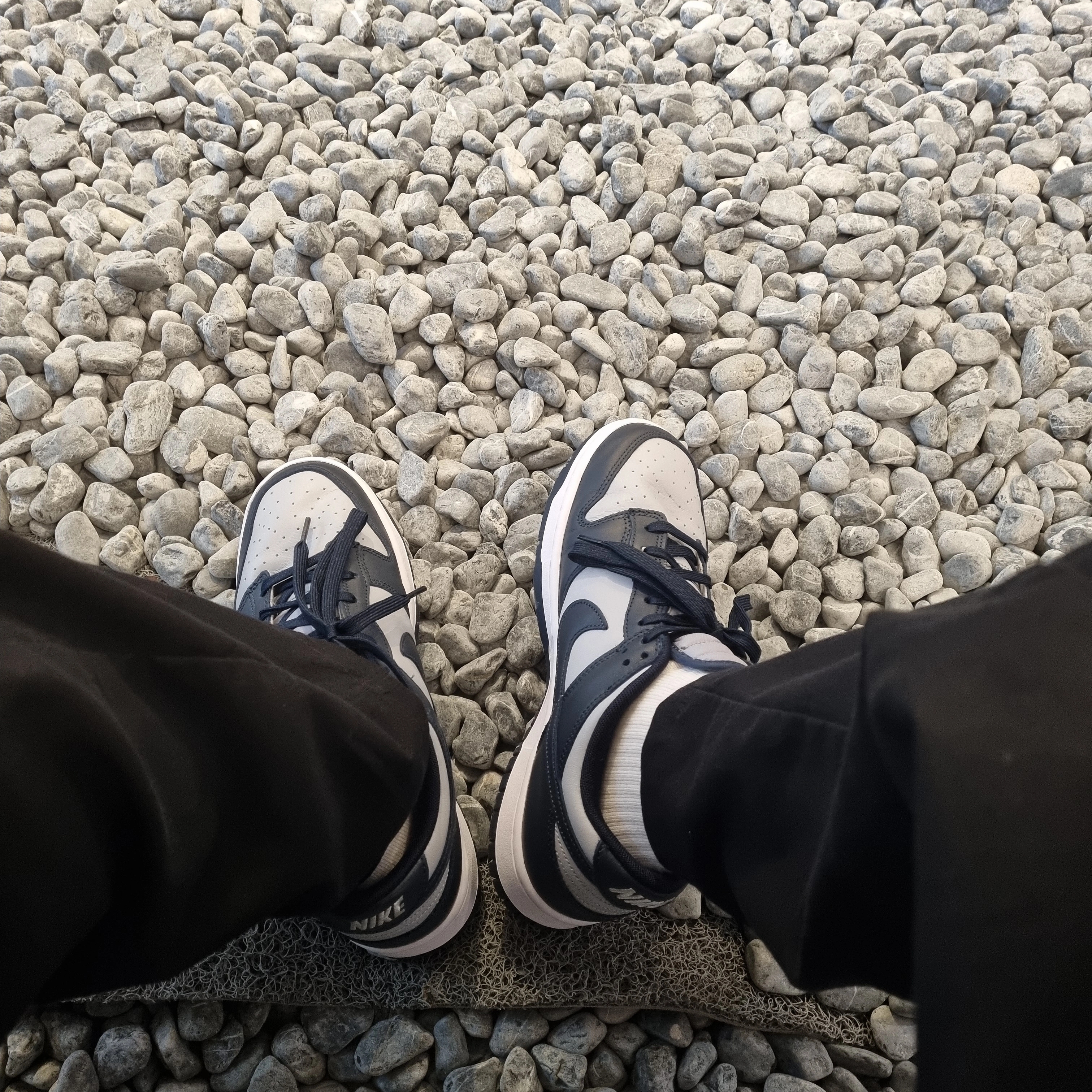 Nike Dunk Low Retro Championship Grey 착용 스타일