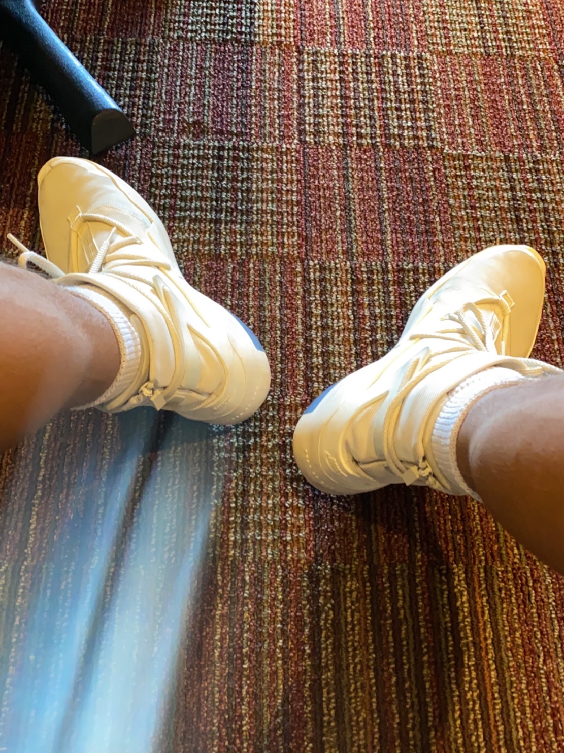 Nike x Fear of God Air Fear of God 1 Sail 착용 스타일