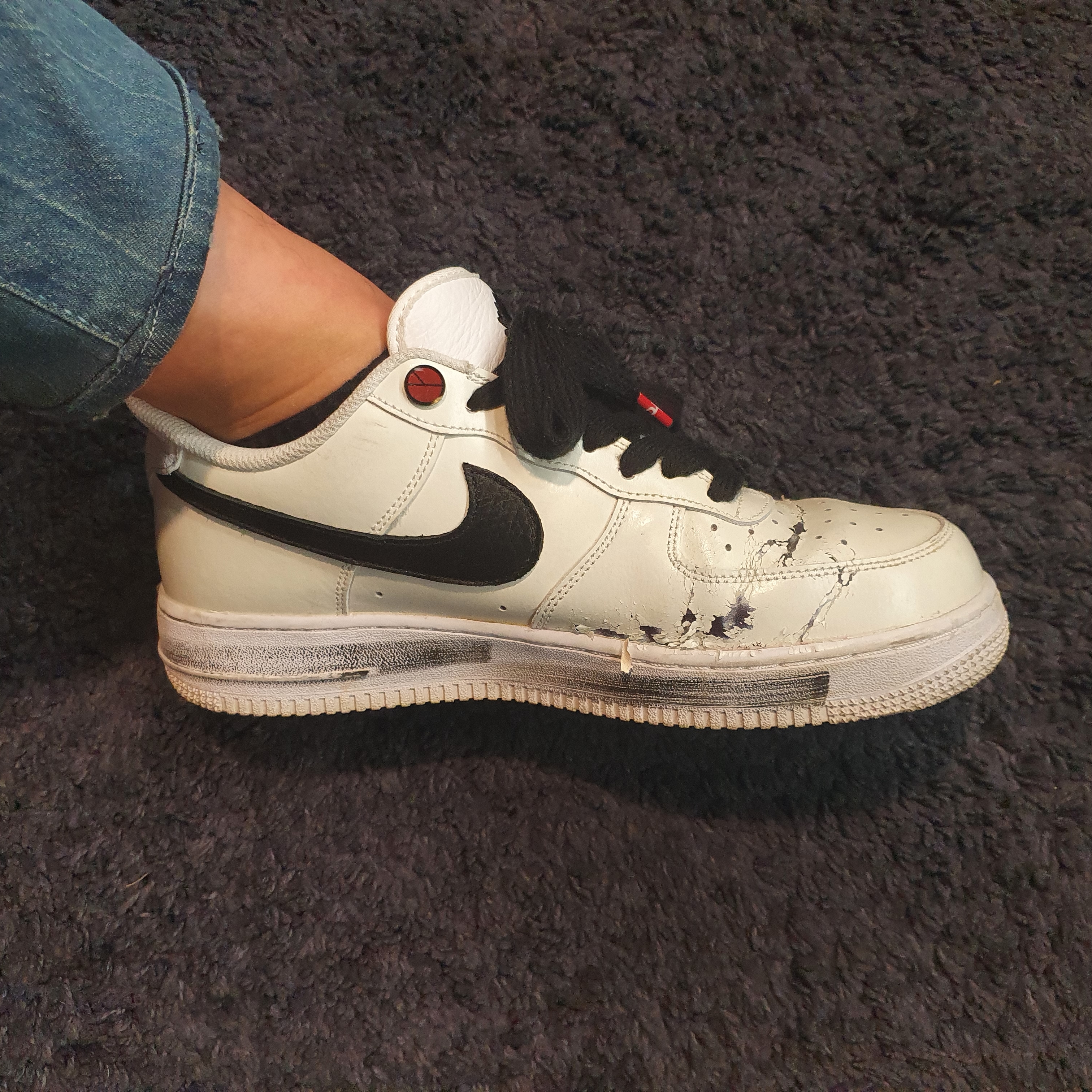 Nike x Peaceminusone Air Force 1 Low Para-Noise 2.0 착용 스타일 - 5