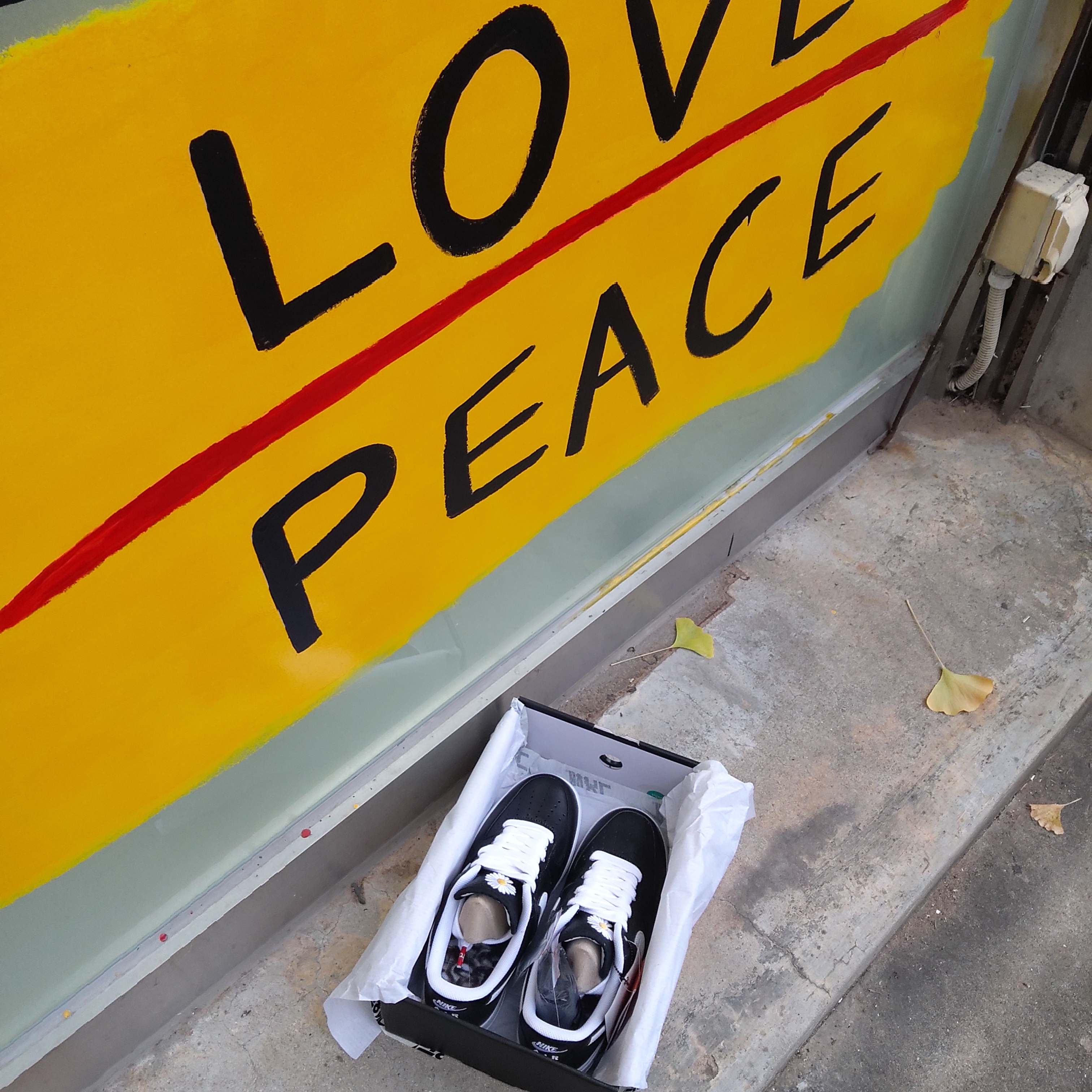 Nike x Peaceminusone Air Force 1 Low Para-Noise 착용 스타일 - 2