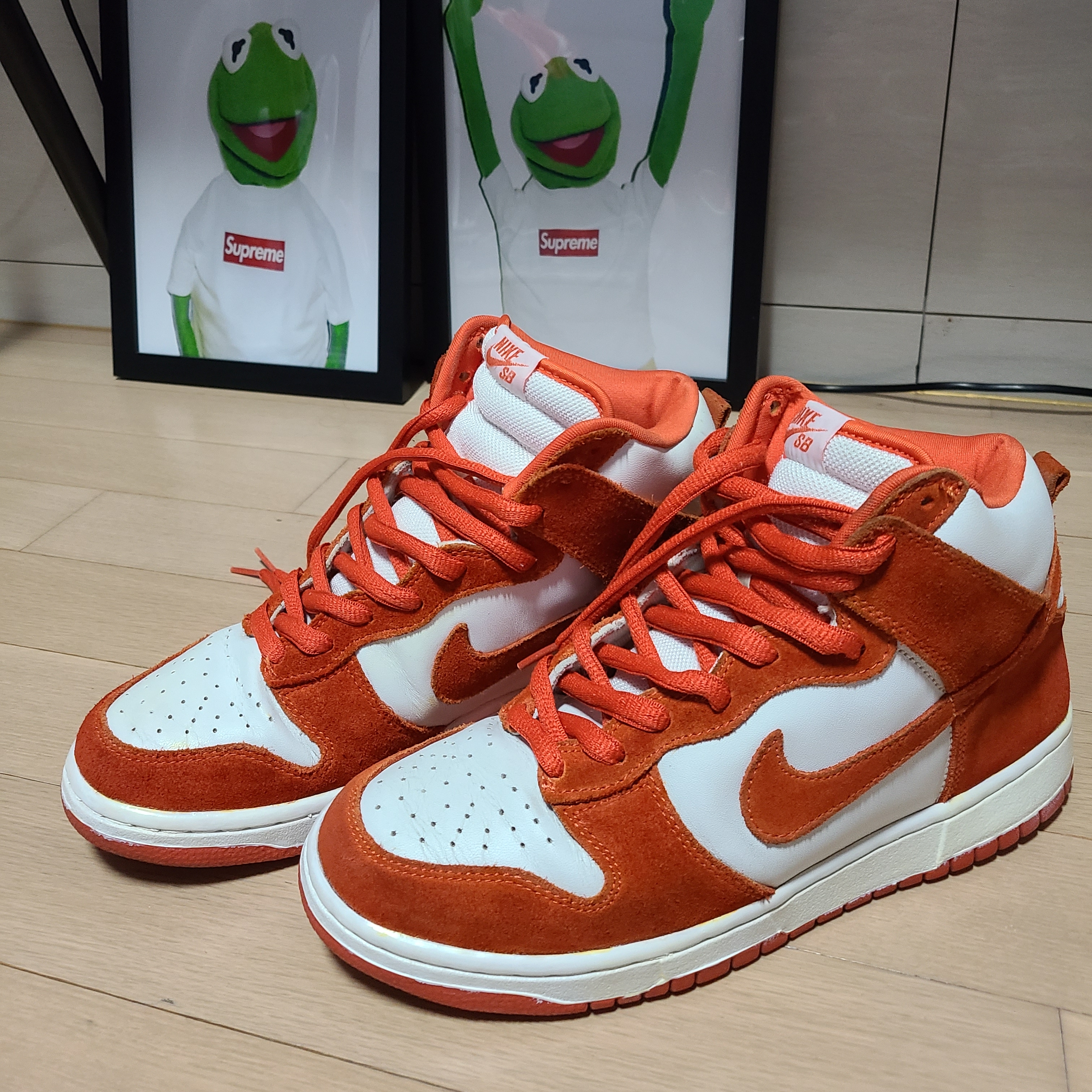 Nike Dunk High Pro SB Syracuse 착용 스타일