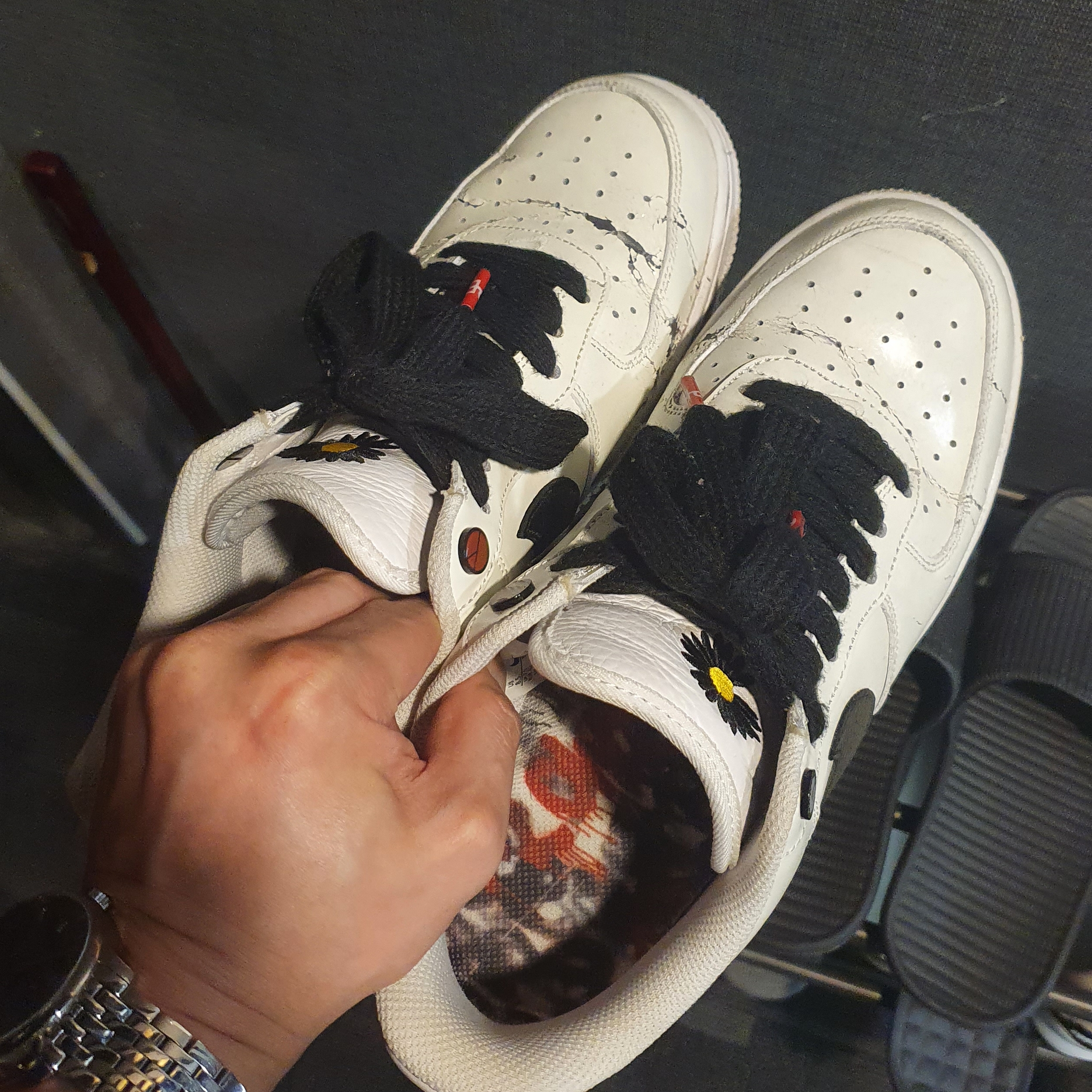 Nike x Peaceminusone Air Force 1 Low Para-Noise 2.0 착용 스타일 - 1