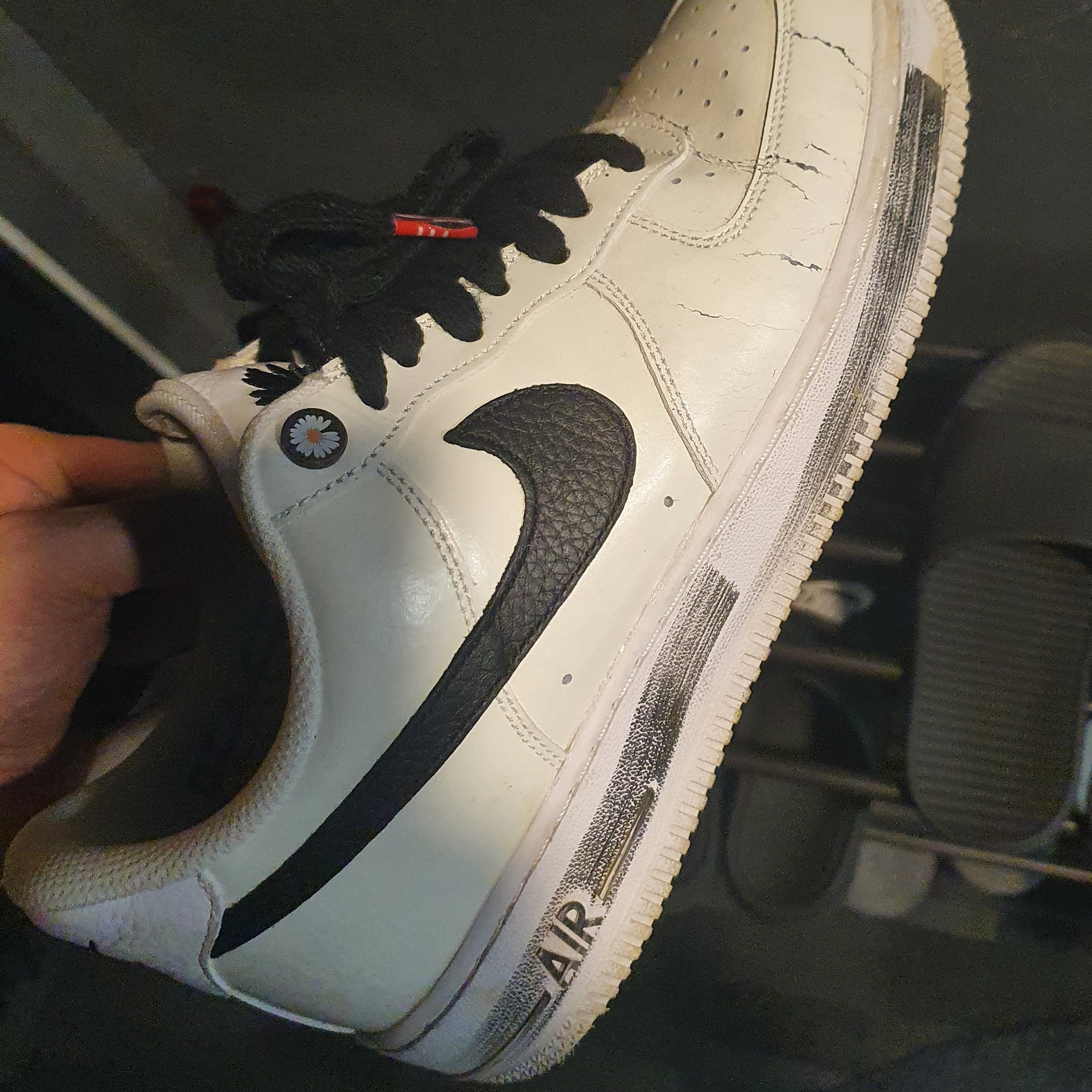 Nike x Peaceminusone Air Force 1 Low Para-Noise 2.0 착용 스타일 - 2