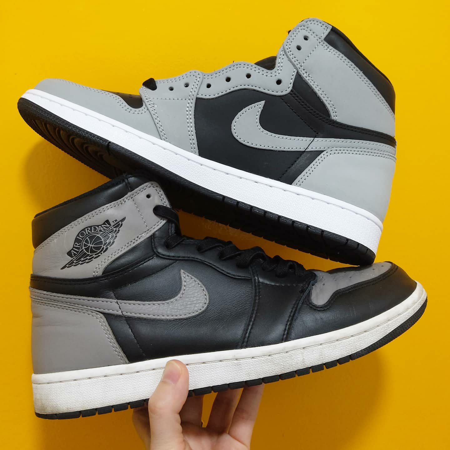 Jordan 1 Retro High OG Shadow 2.0, Jordan 1 Retro High OG Shadow 2018 착용 스타일 - 1