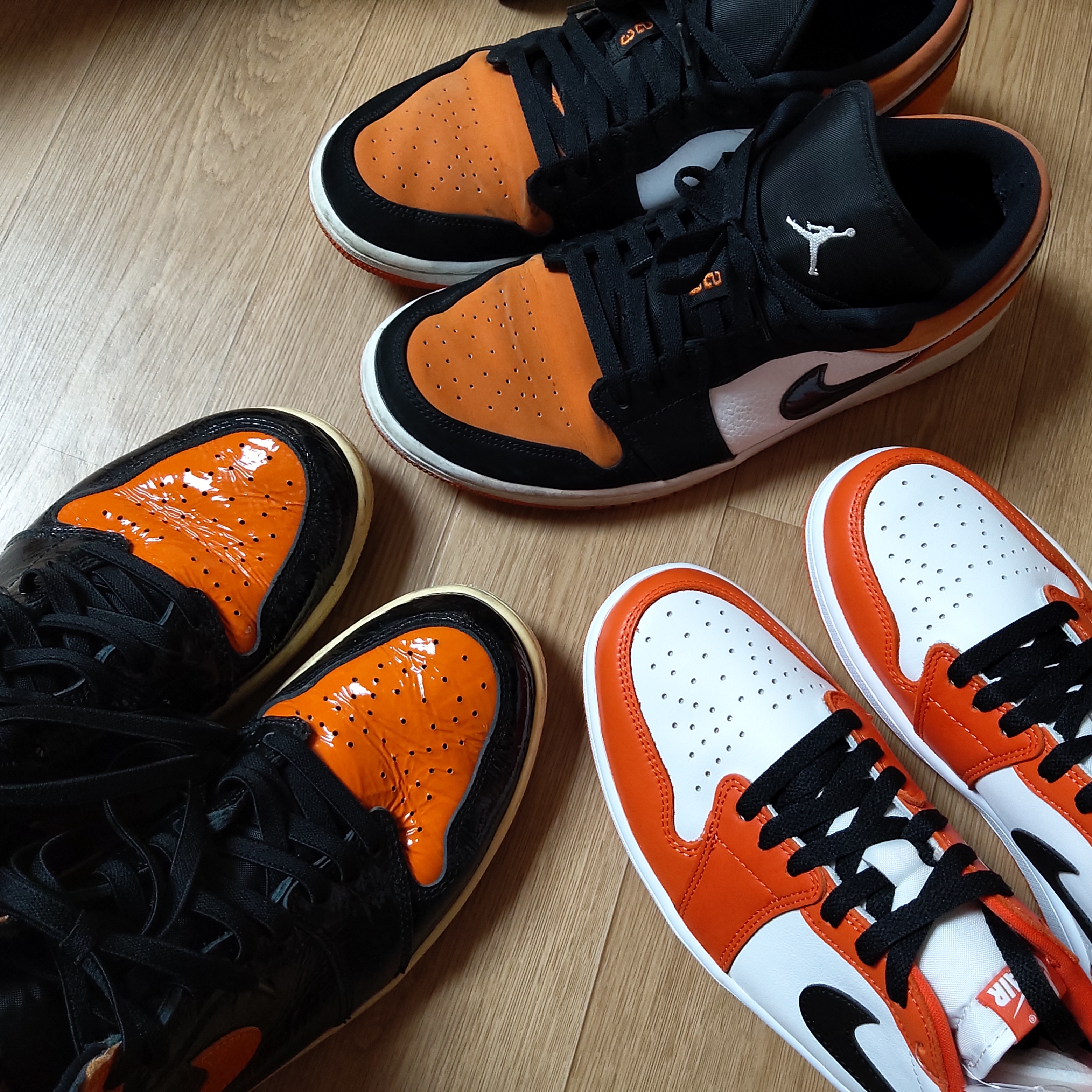 Jordan 1 Retro High Shattered Backboard 3.0, Jordan 1 Low OG Starfish 착용 스타일