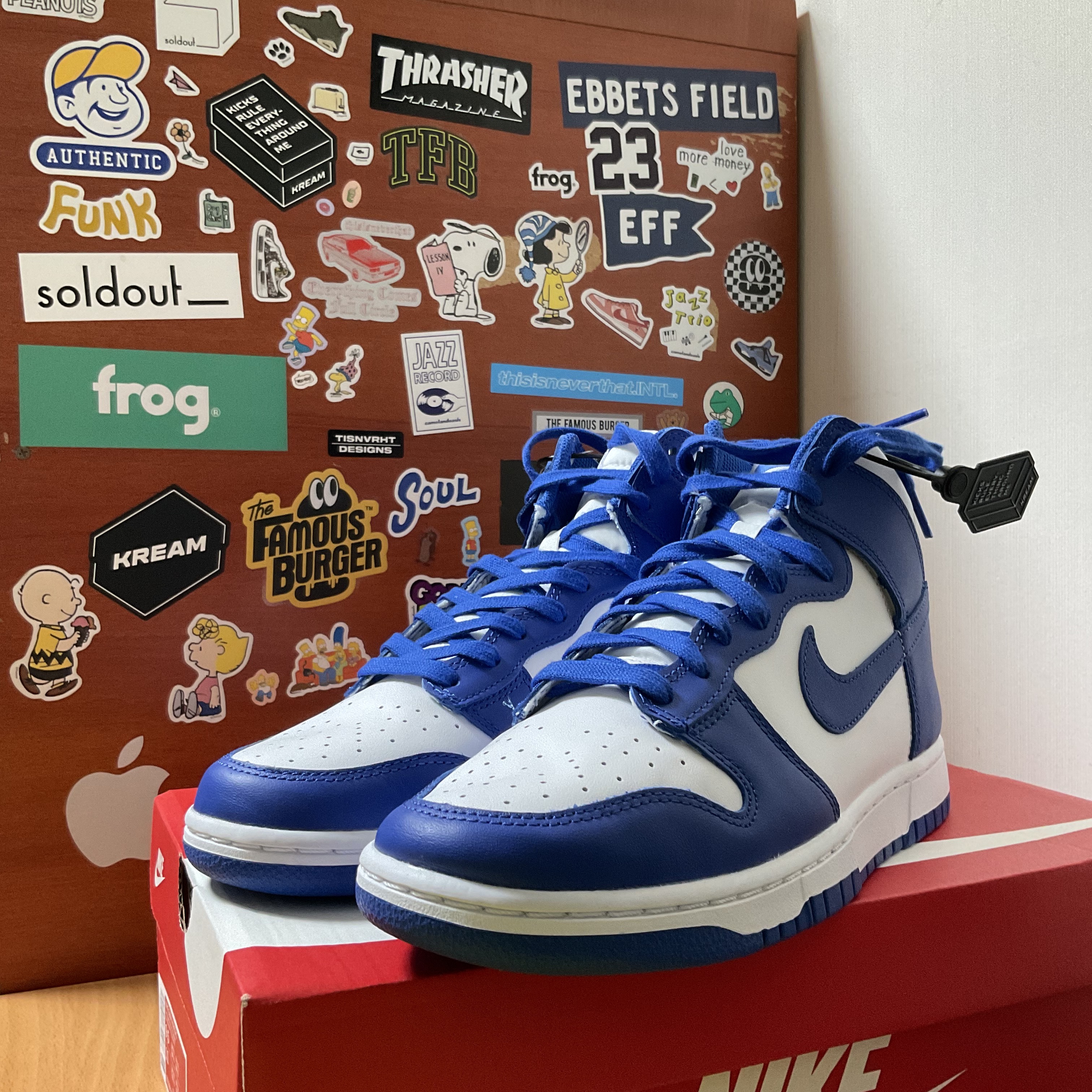 Nike Dunk High Retro Game Royal 착용 스타일