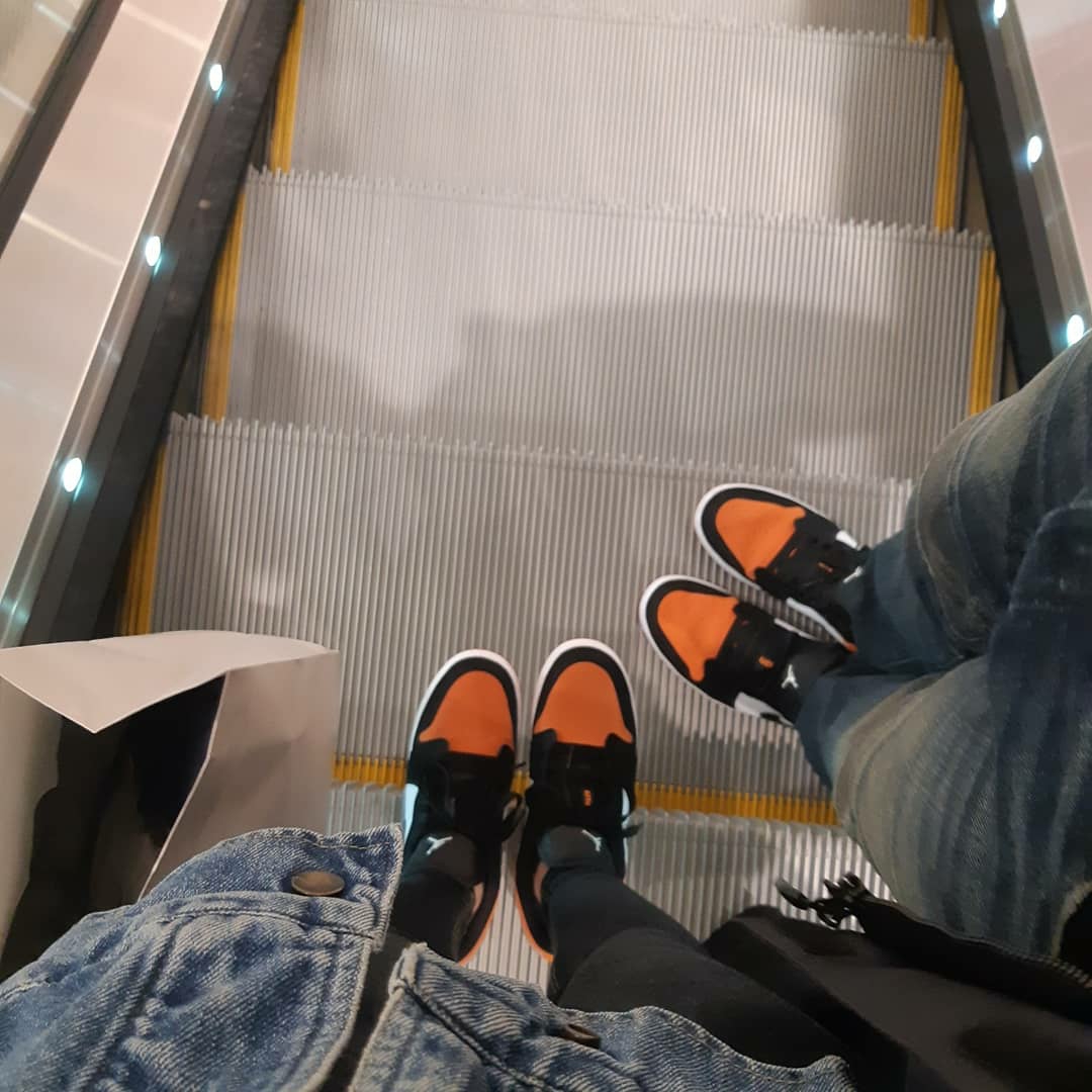 Jordan 1 Low Shattered Backboard, (GS) Jordan 1 Low Shattered Backboard 착용 스타일