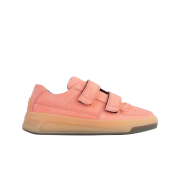 (W) Acne Studios Steffey Nubuk Velcro Strap Sneakers Dusty Pink