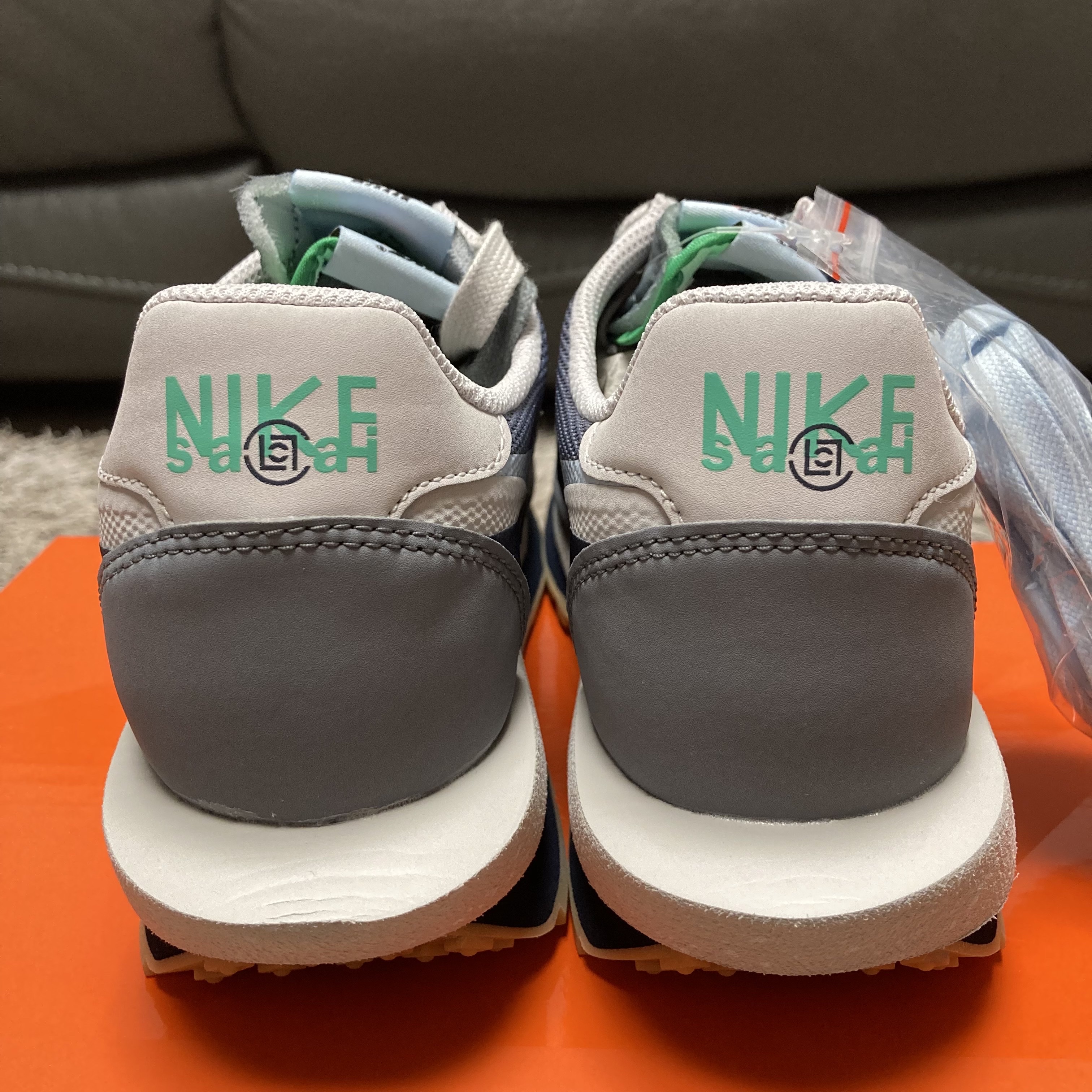 Nike x Sacai x Clot LDWaffle Cool Grey 착용 스타일 - 4