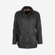 (W) Barbour Beadnell Wax Jacket Sage