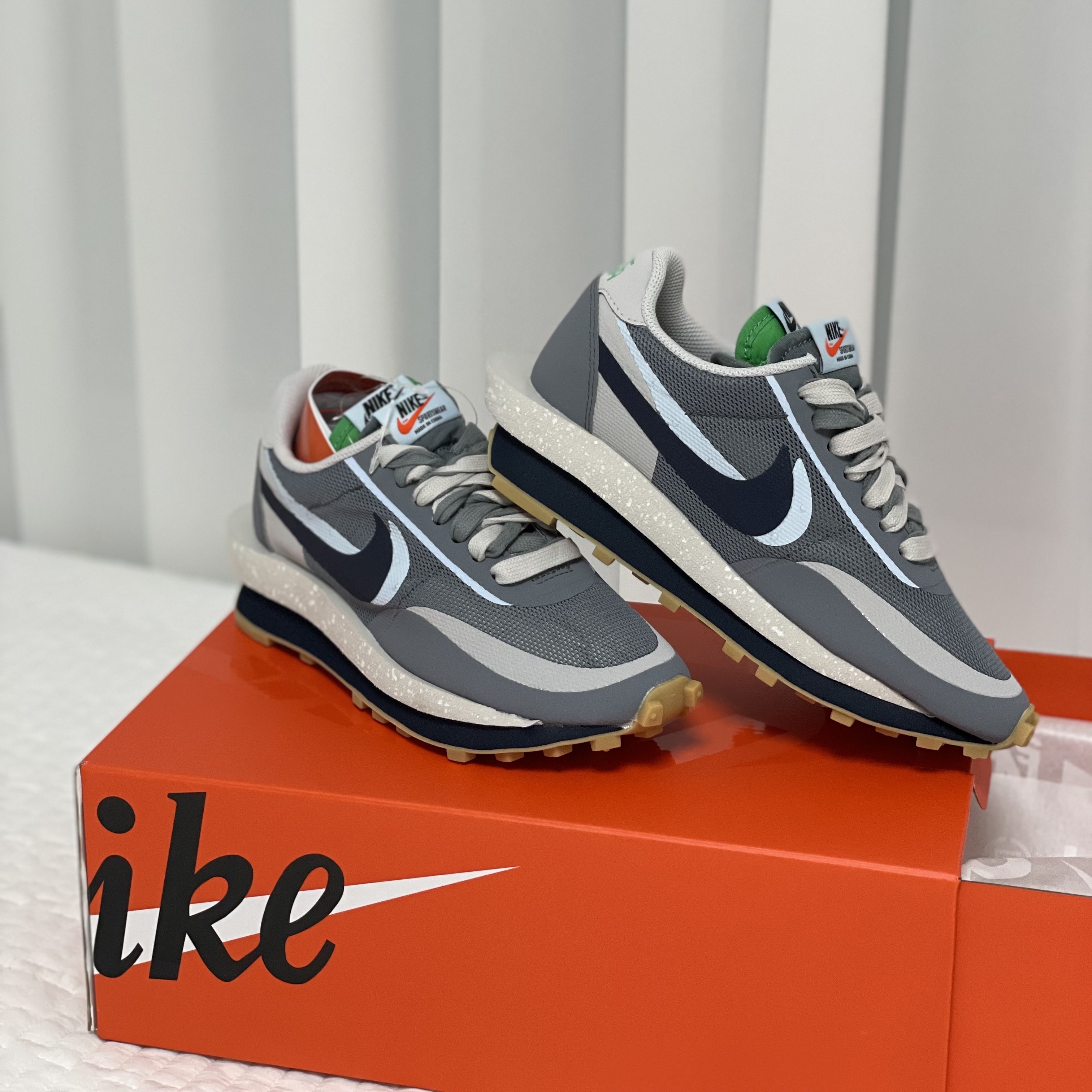 Nike x Sacai x Clot LDWaffle Cool Grey 착용 스타일