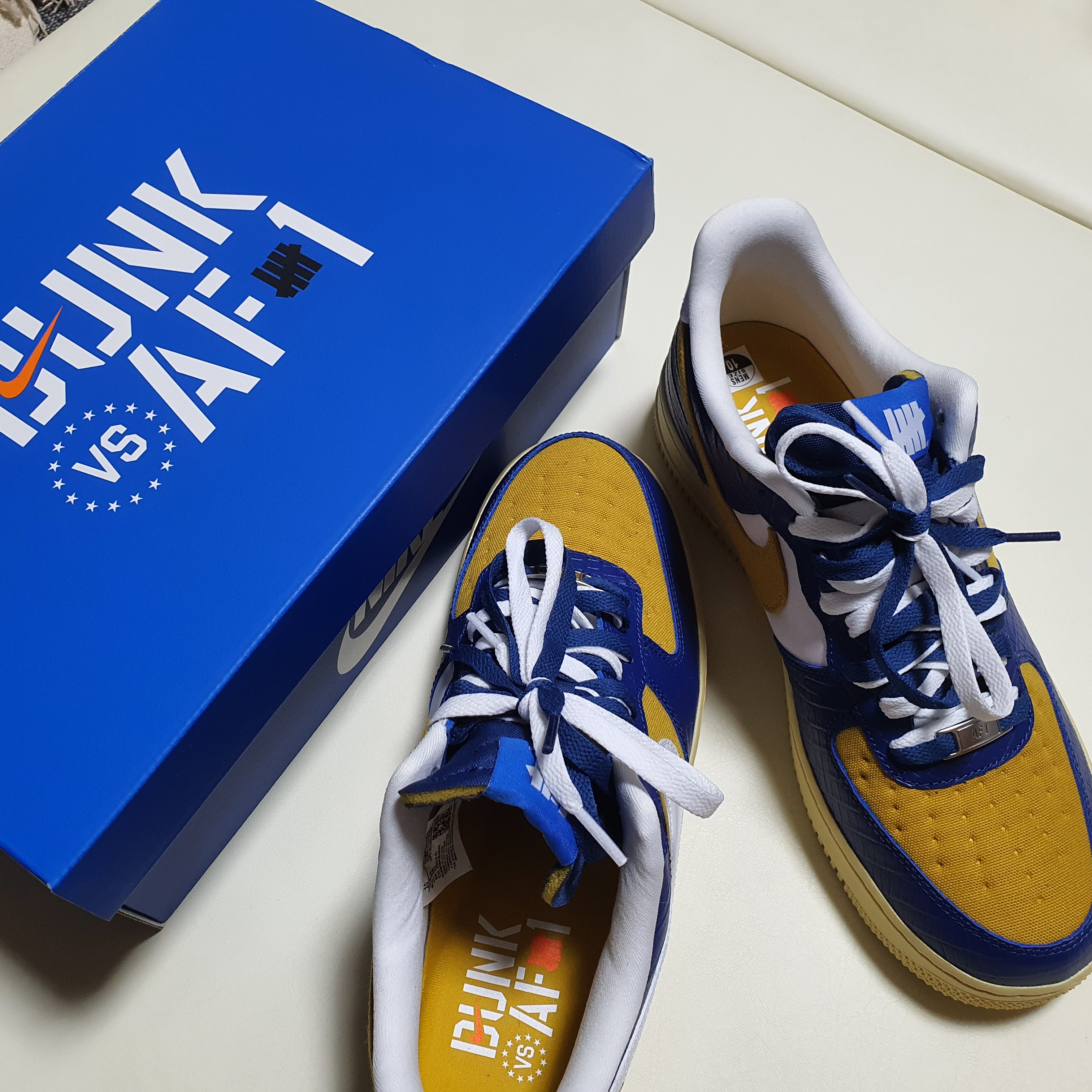 Nike x Undefeated Air Force 1 Low SP 5 On It Court Blue 착용 스타일 - 2