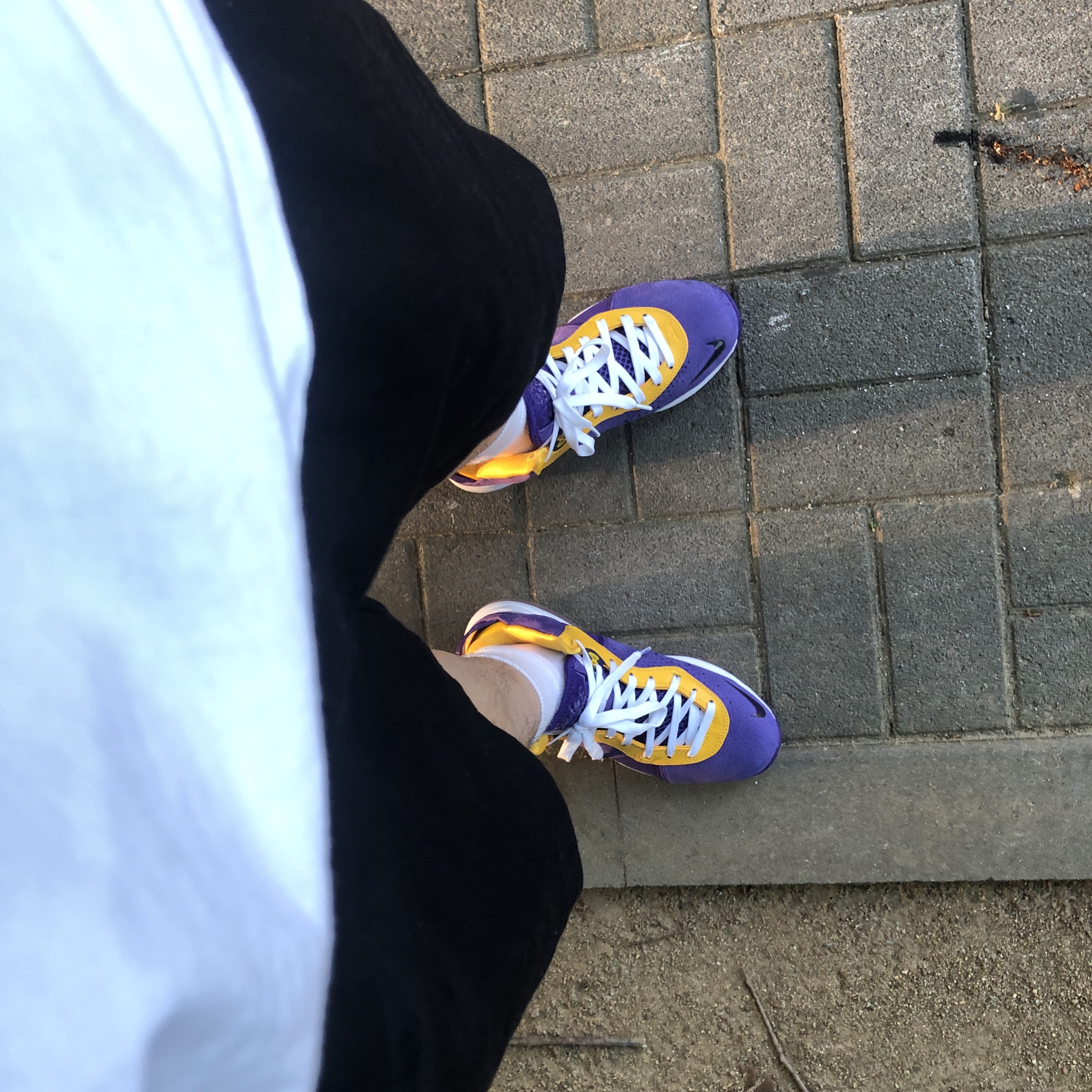 Nike LeBron 8 Purple 착용 스타일