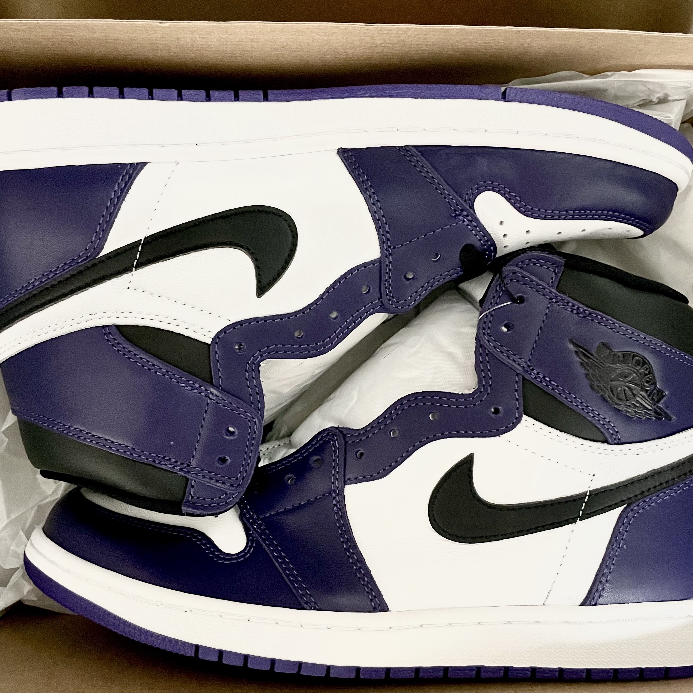 Jordan 1 Retro High OG Court Purple 2020 착용 스타일 - 2