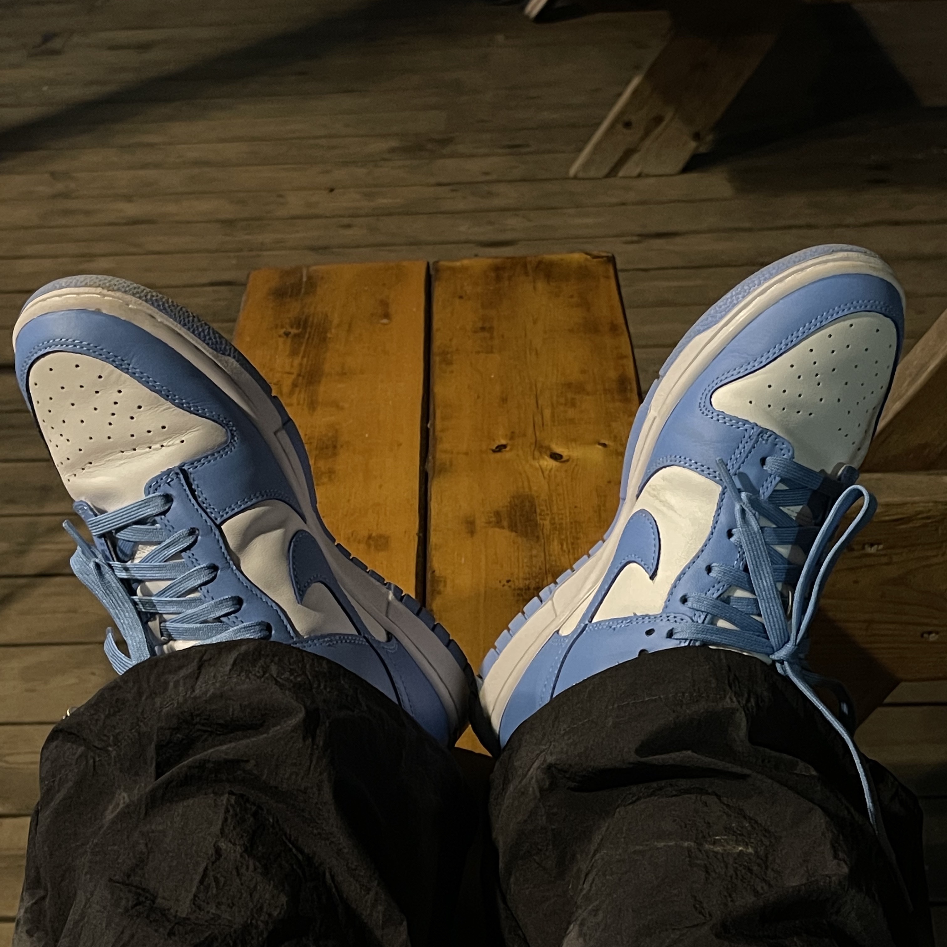 Nike Dunk Low Retro University Blue 착용 스타일