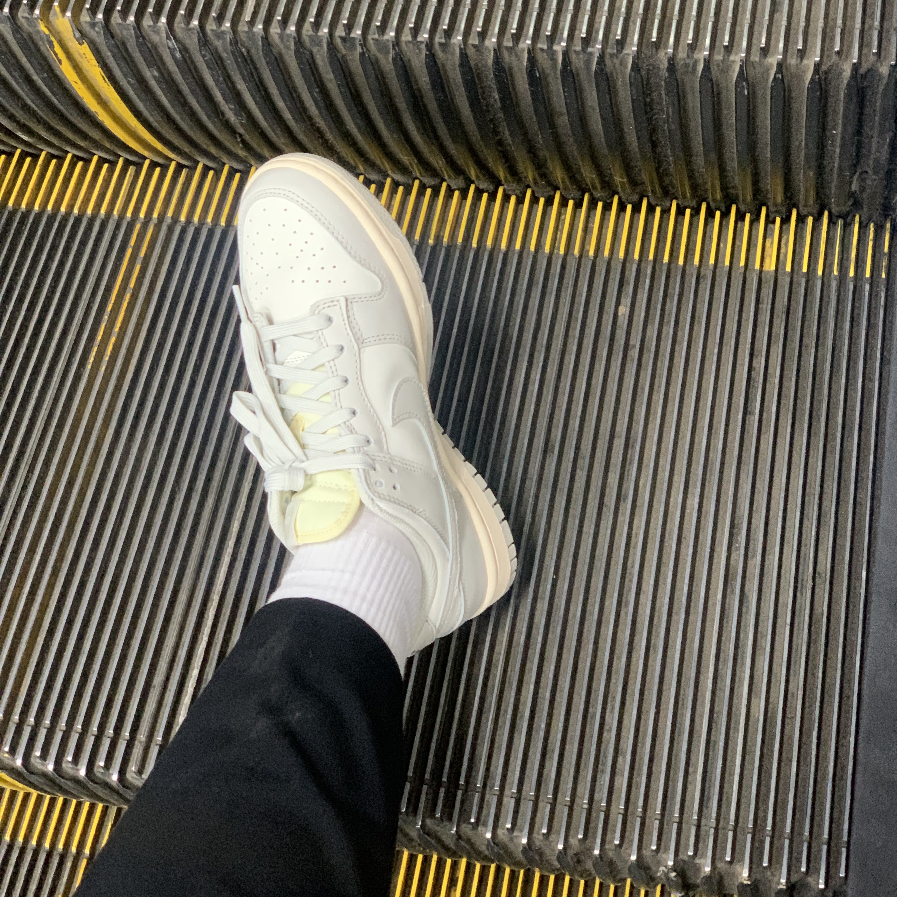 (W) Nike Dunk Low Light Bone 착용 스타일