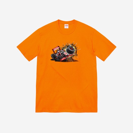 슈프림 크래쉬 티셔츠 오렌지 - 21FW