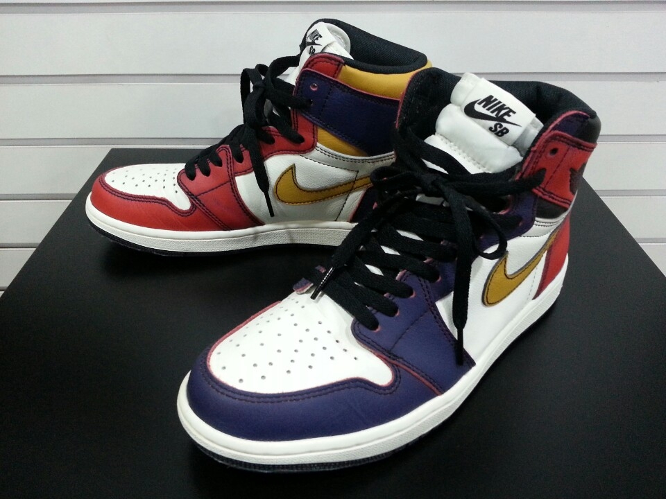 Jordan 1 Retro High OG Defiant SB LA to Chicago 착용 스타일 - 1
