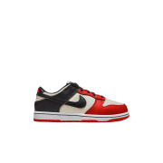 (PS) Nike x NBA Dunk Low Black and Chile Red