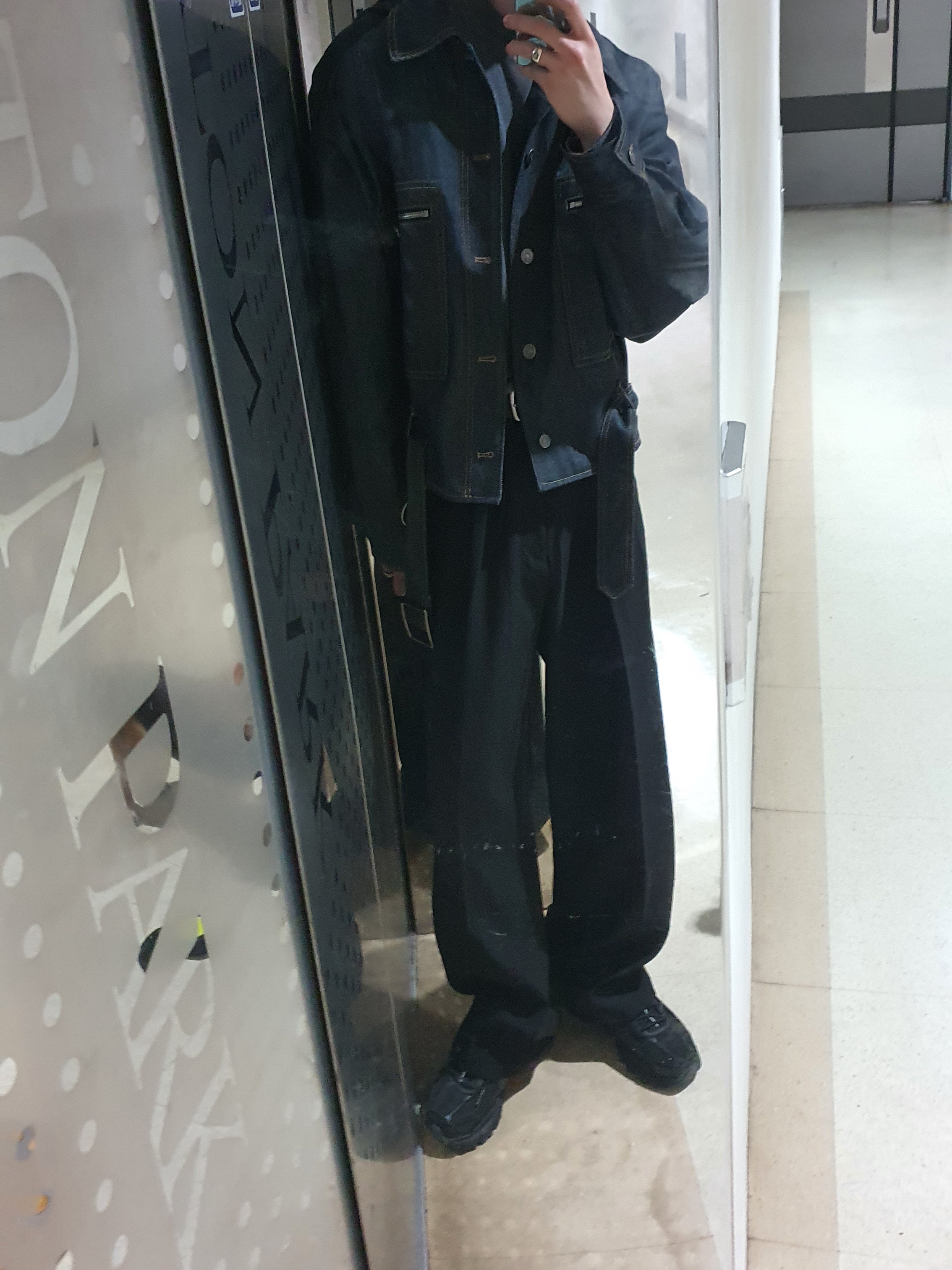 Nike x A-Cold-Wall Zoom Vomero 5 Black 착용 스타일 - 2