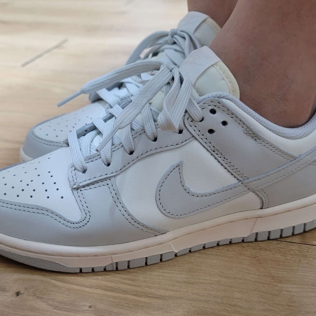 (W) Nike Dunk Low Light Bone 착용 스타일 - 3