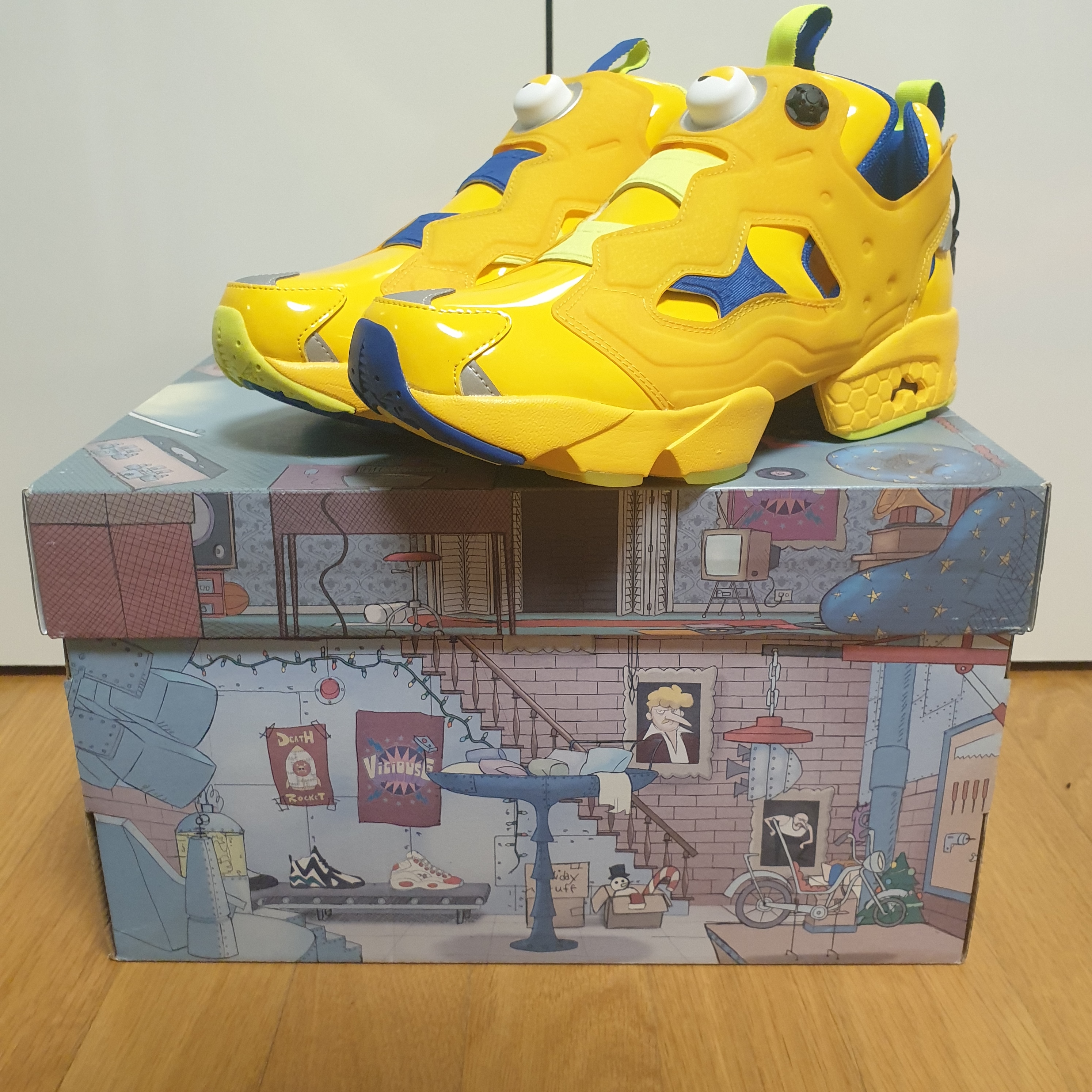 Reebok x Minions Instapump Fury Minions 착용 스타일 - 1