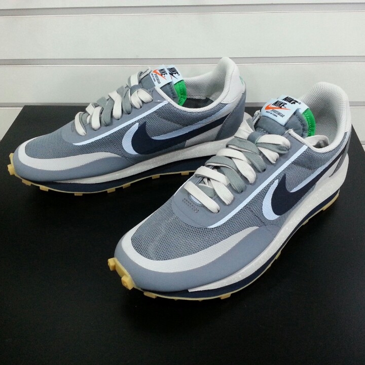 Nike x Sacai x Clot LDWaffle Cool Grey 착용 스타일 - 1