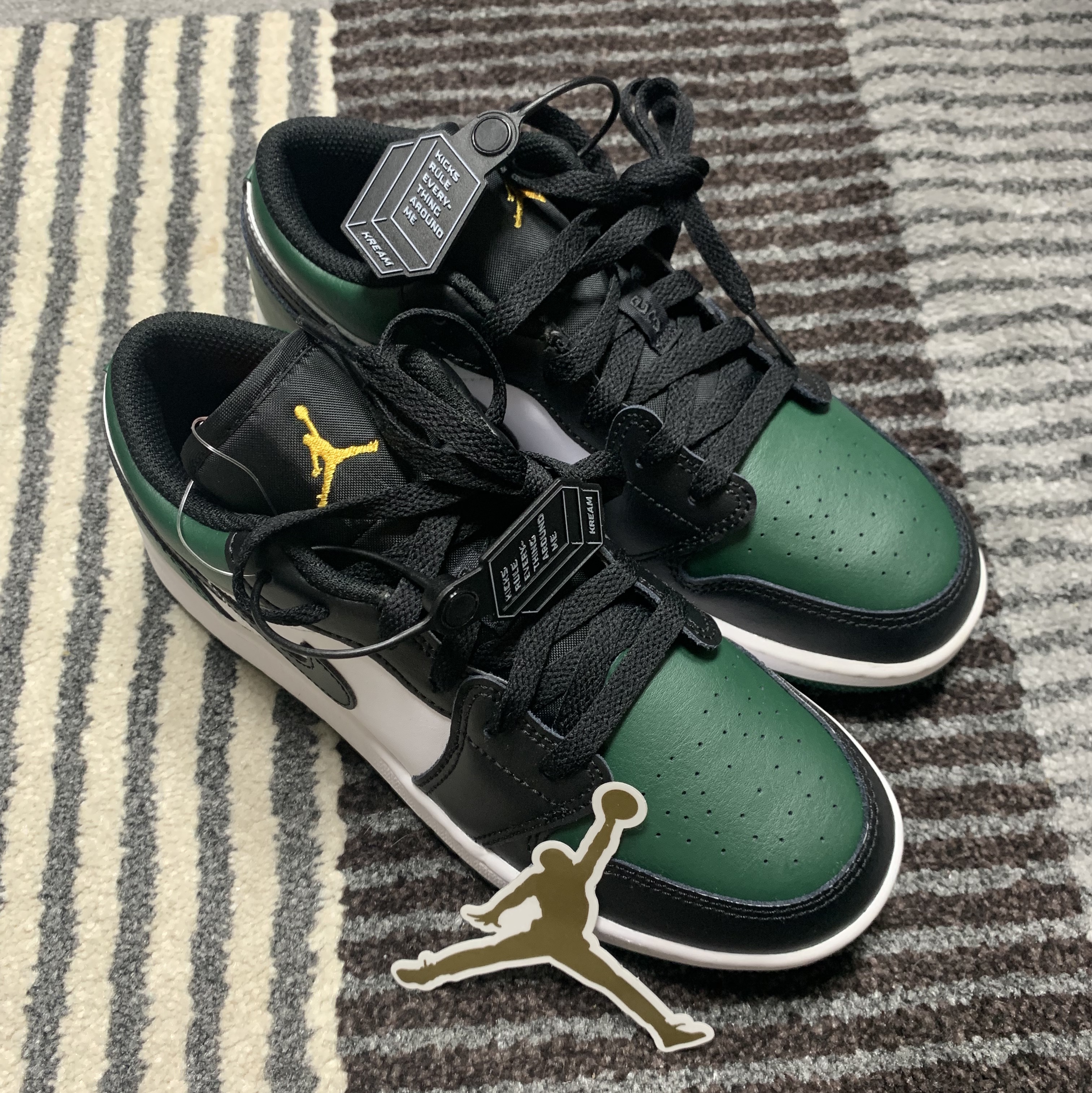 (GS) Jordan 1 Low Green Toe 착용 스타일 - 2