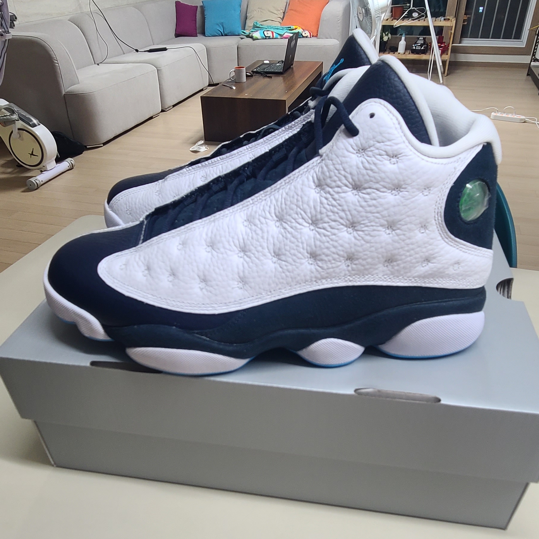 Jordan 13 Retro Obsidian 착용 스타일 - 1