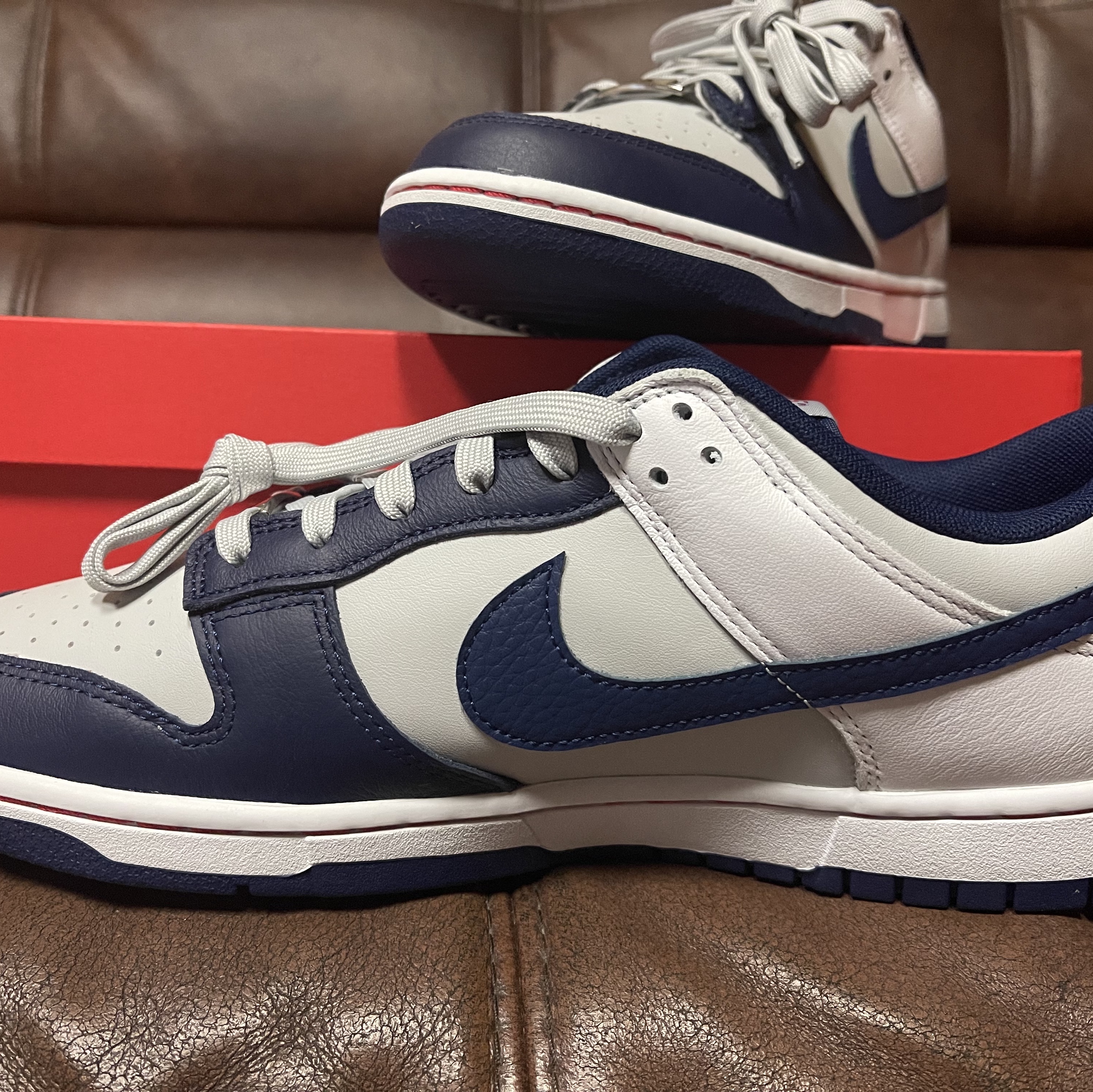 Nike x NBA Dunk Low Retro EMB Nets 착용 스타일 - 2