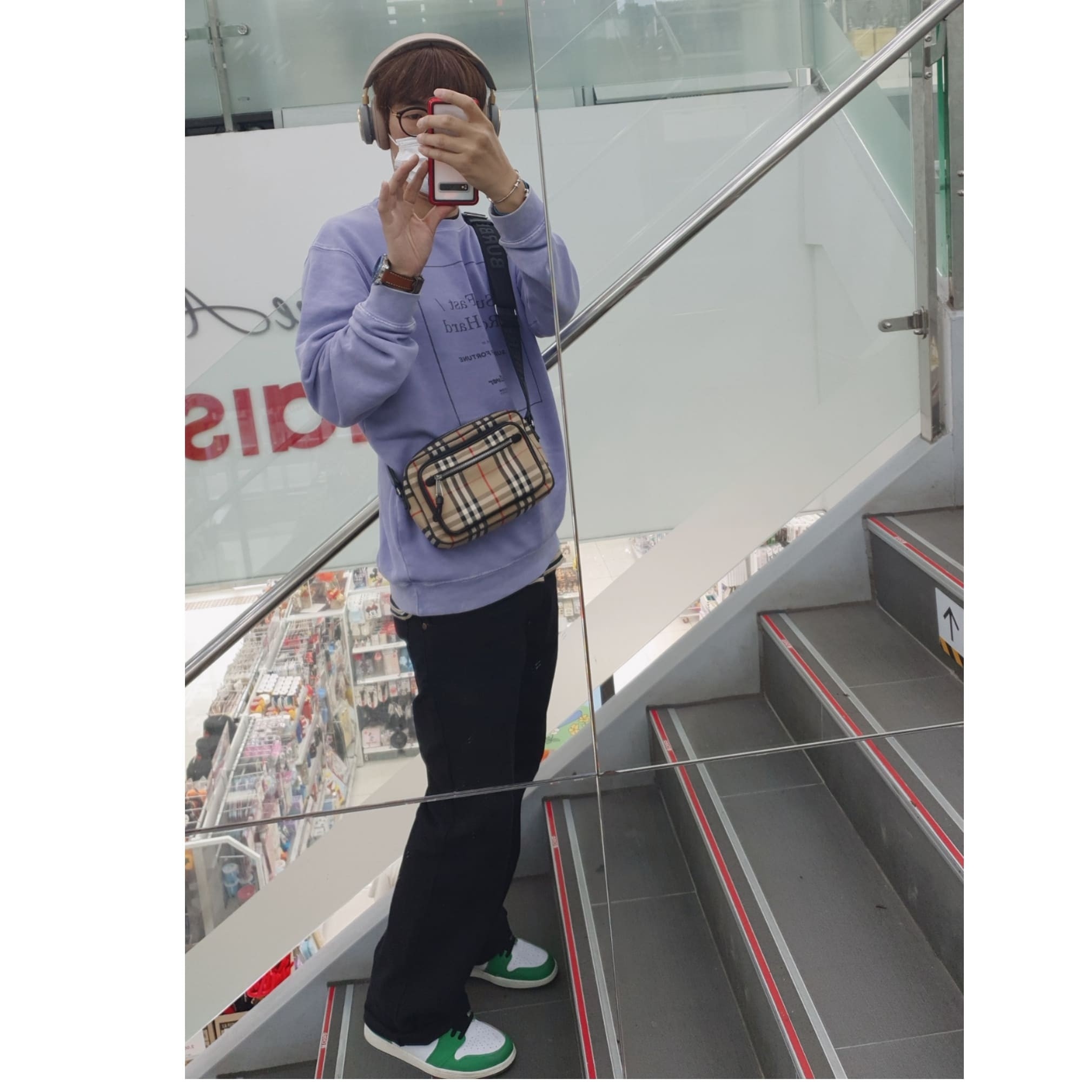 (W) Jordan 1 Retro High OG Lucky Green 착용 스타일