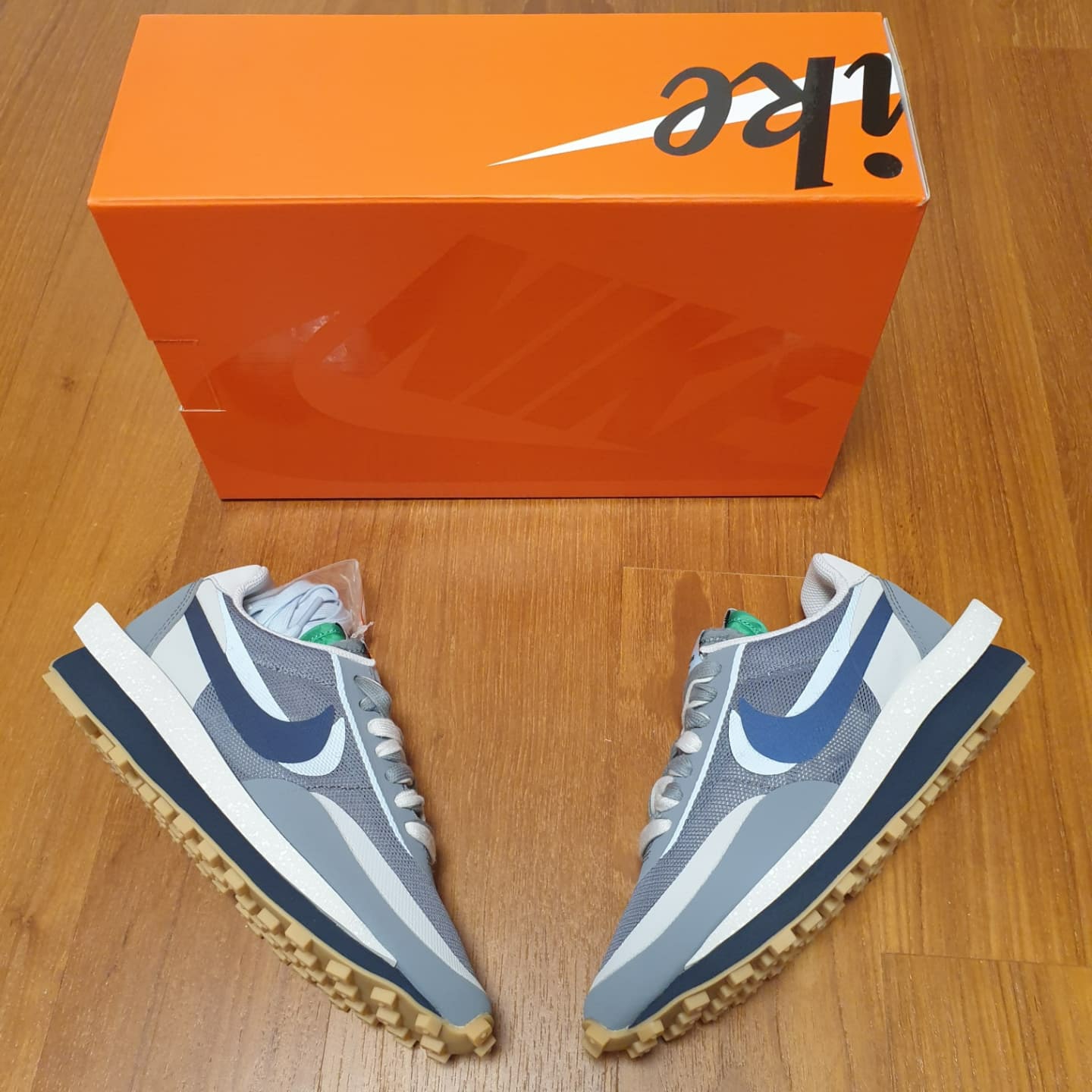 Nike x Sacai x Clot LDWaffle Cool Grey 착용 스타일 - 2