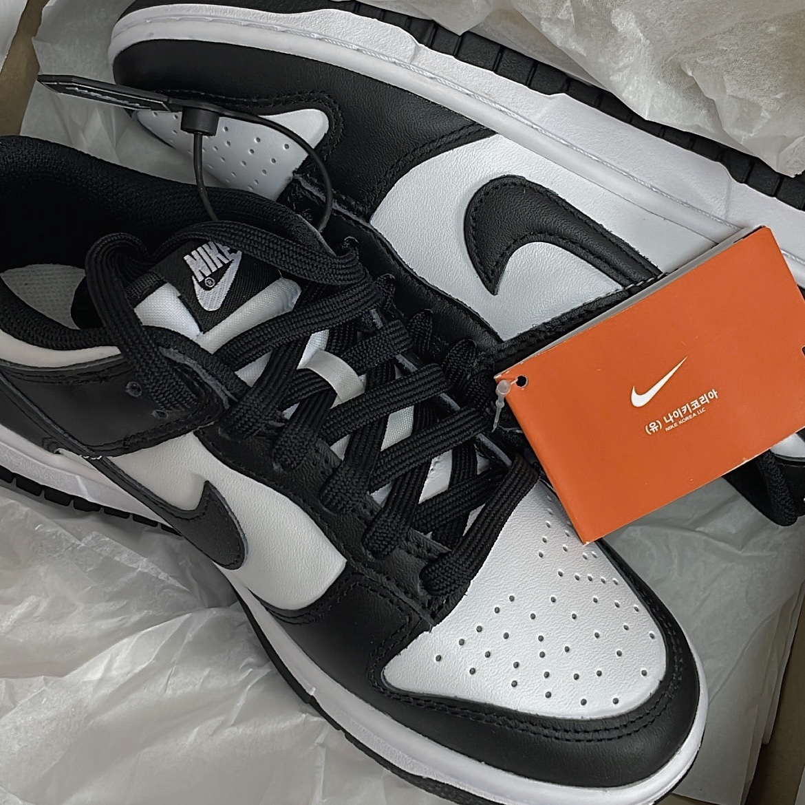 Nike Dunk Low Retro Black, (W) Nike Dunk Low Black 착용 스타일