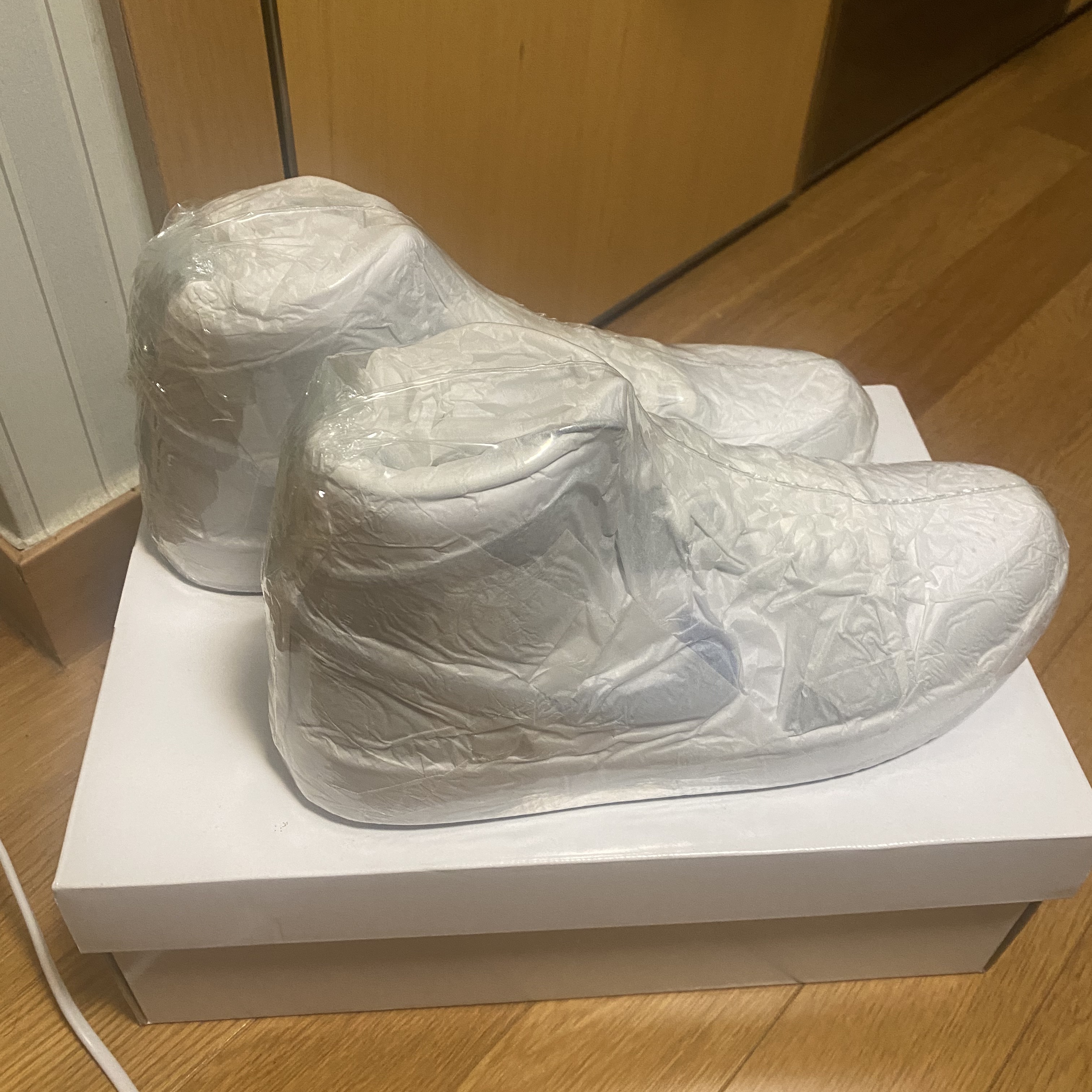 (W) Jordan 1 Mid Wolf Grey 착용 스타일 - 5