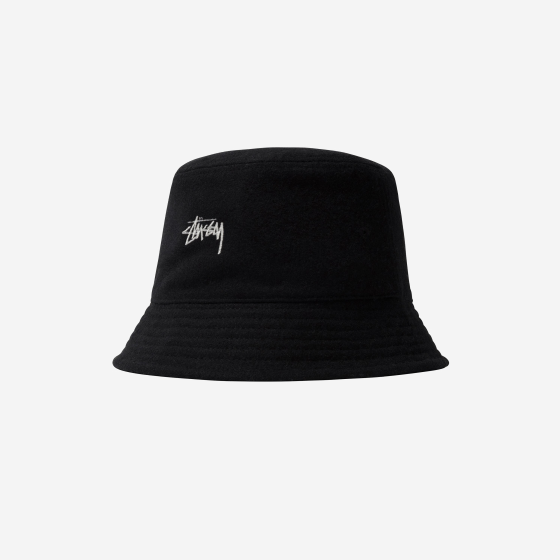 스투시 멜튼 울 딥 버킷햇 블랙 | Stussy 