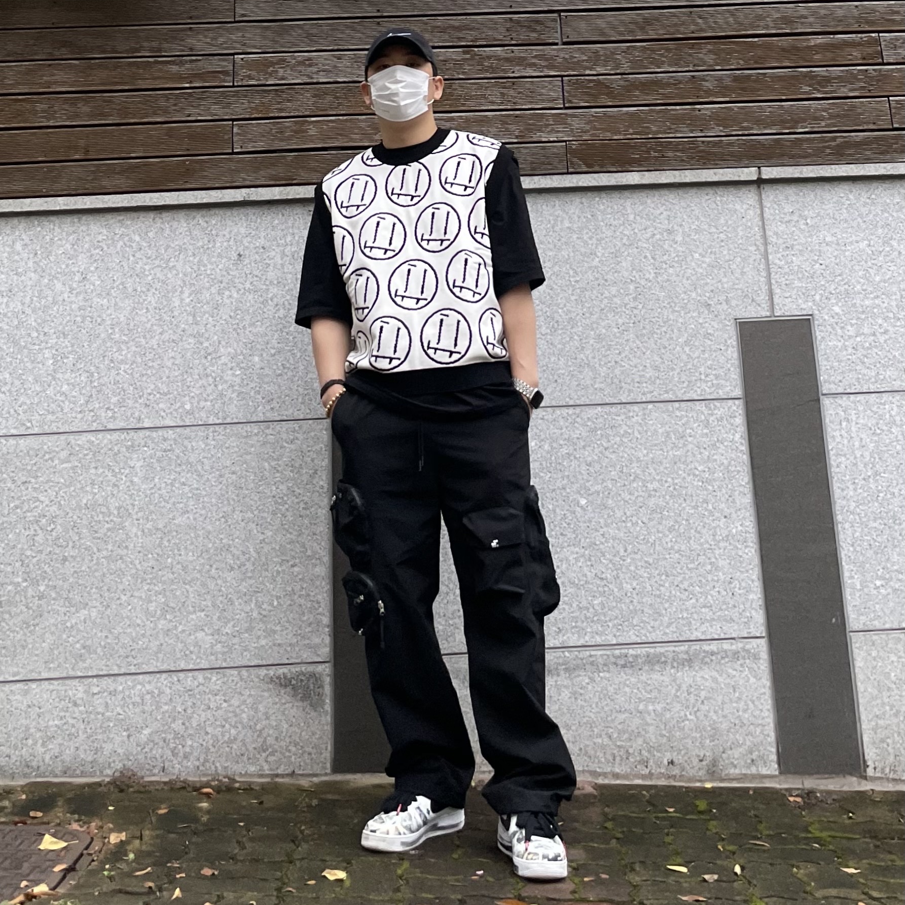 Nike x Peaceminusone Air Force 1 Low Para-Noise 2.0 착용 스타일 - 1