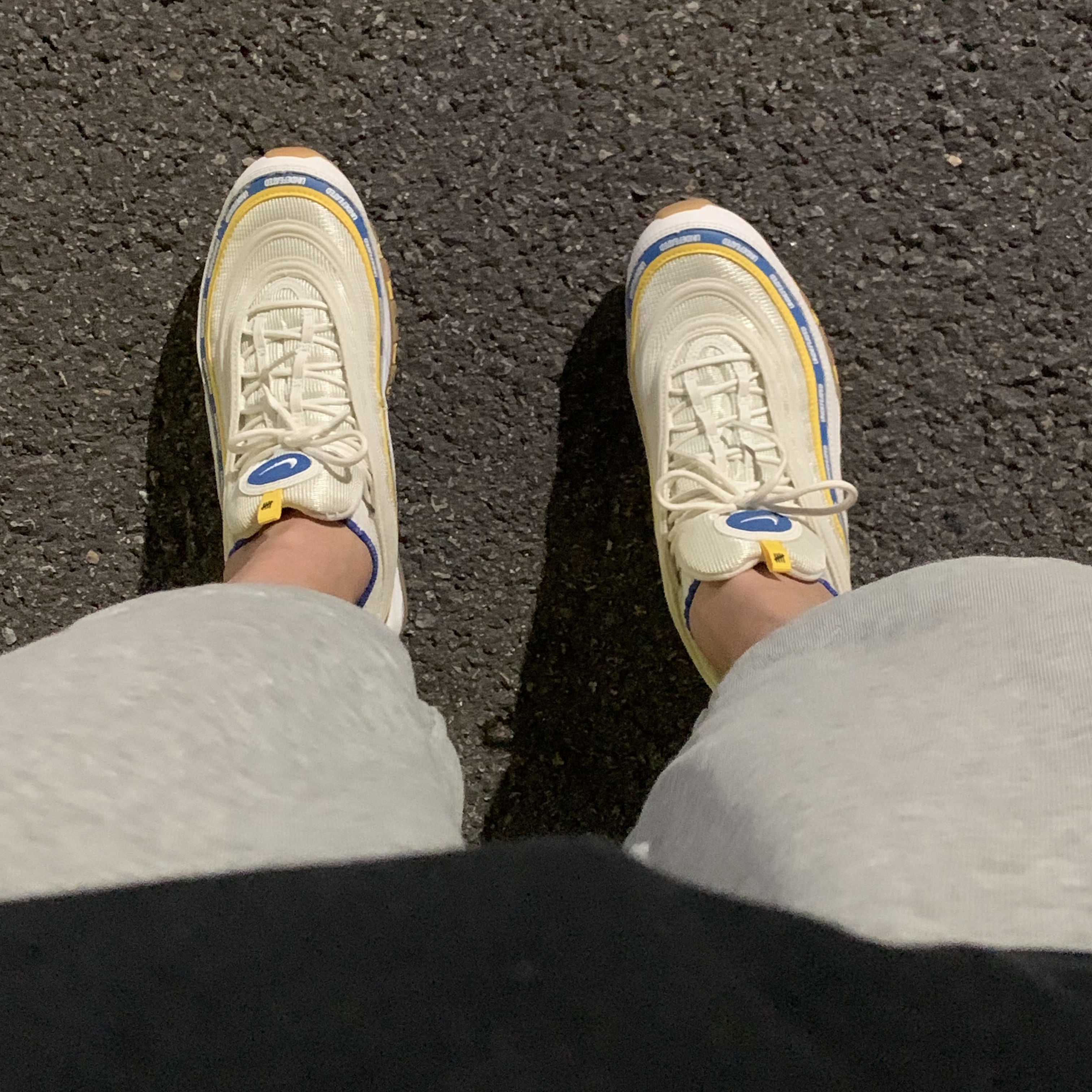 Nike x Undefeated Air Max 97 White 착용 스타일