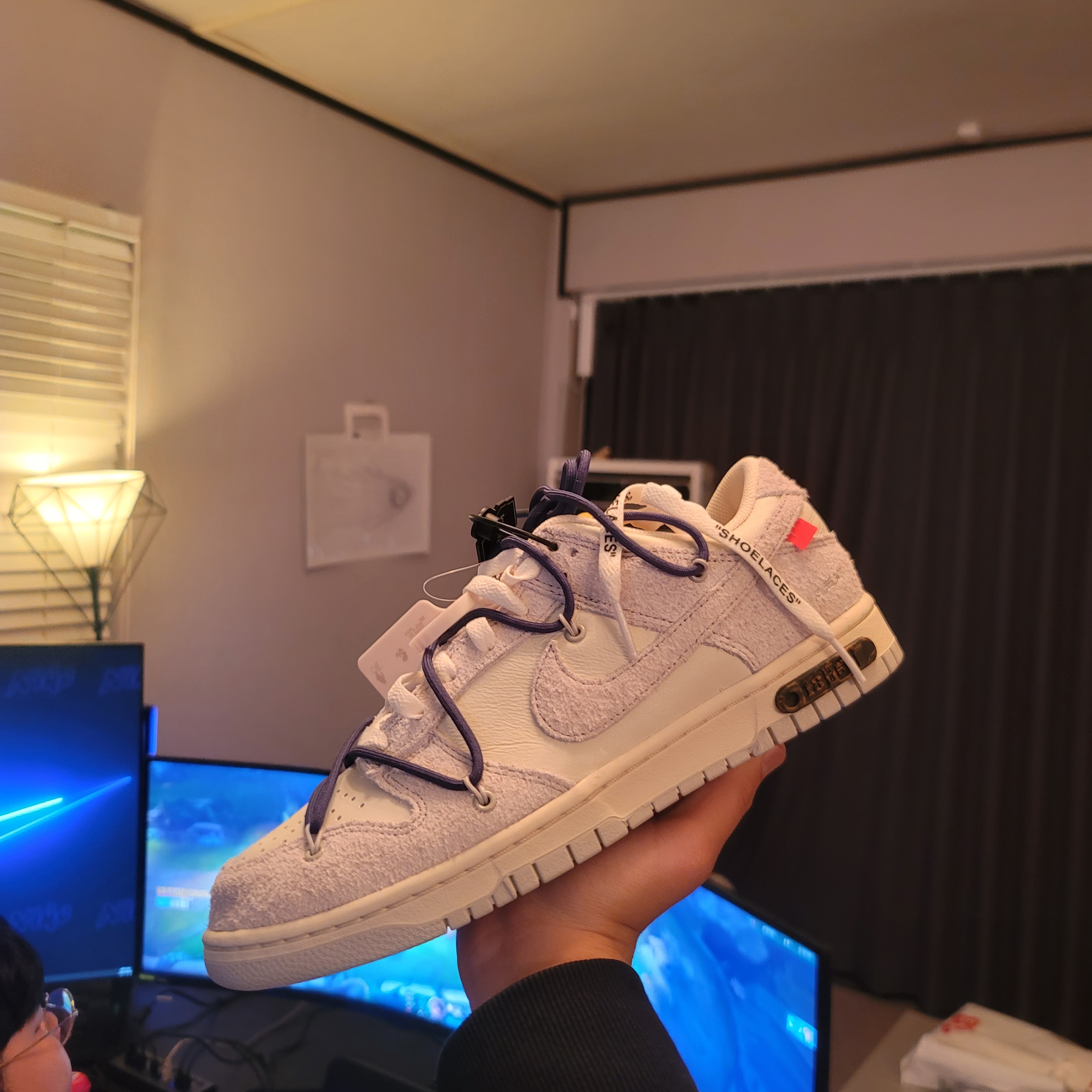 Nike x Off-White Dunk Low The 50 - Lot 18 착용 스타일