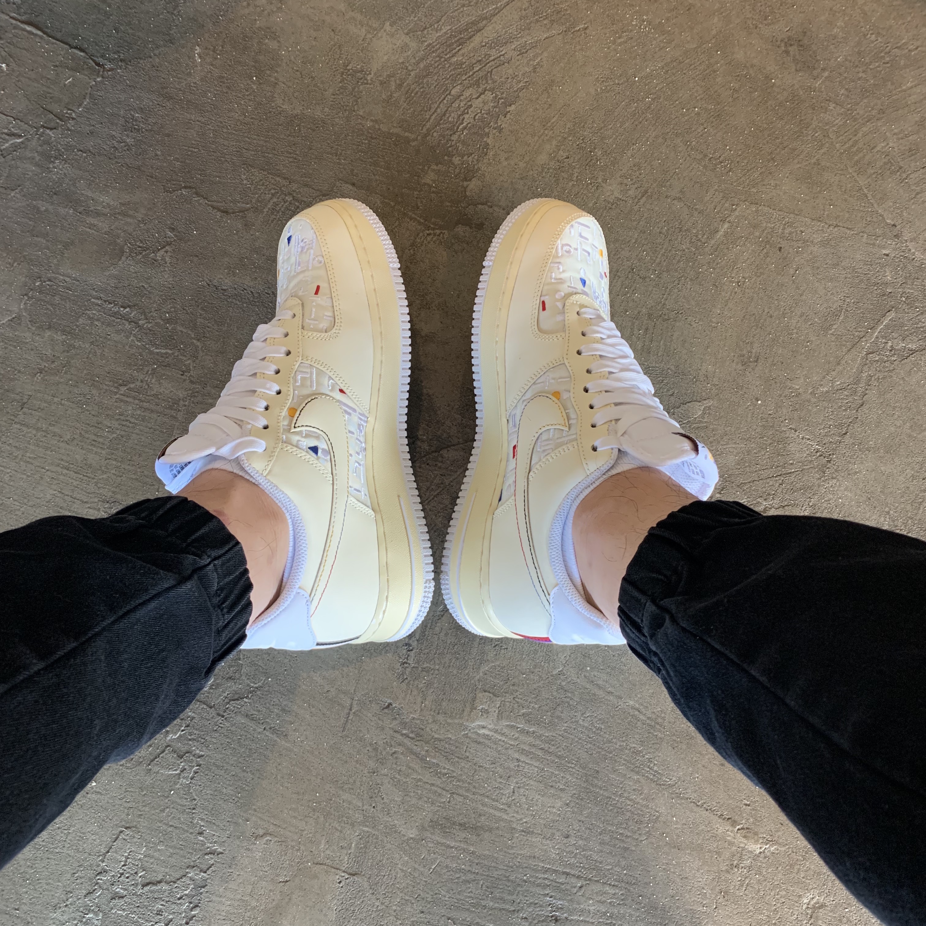(W) Nike Air Force 1 '07 LV8 Hangul Day 착용 스타일