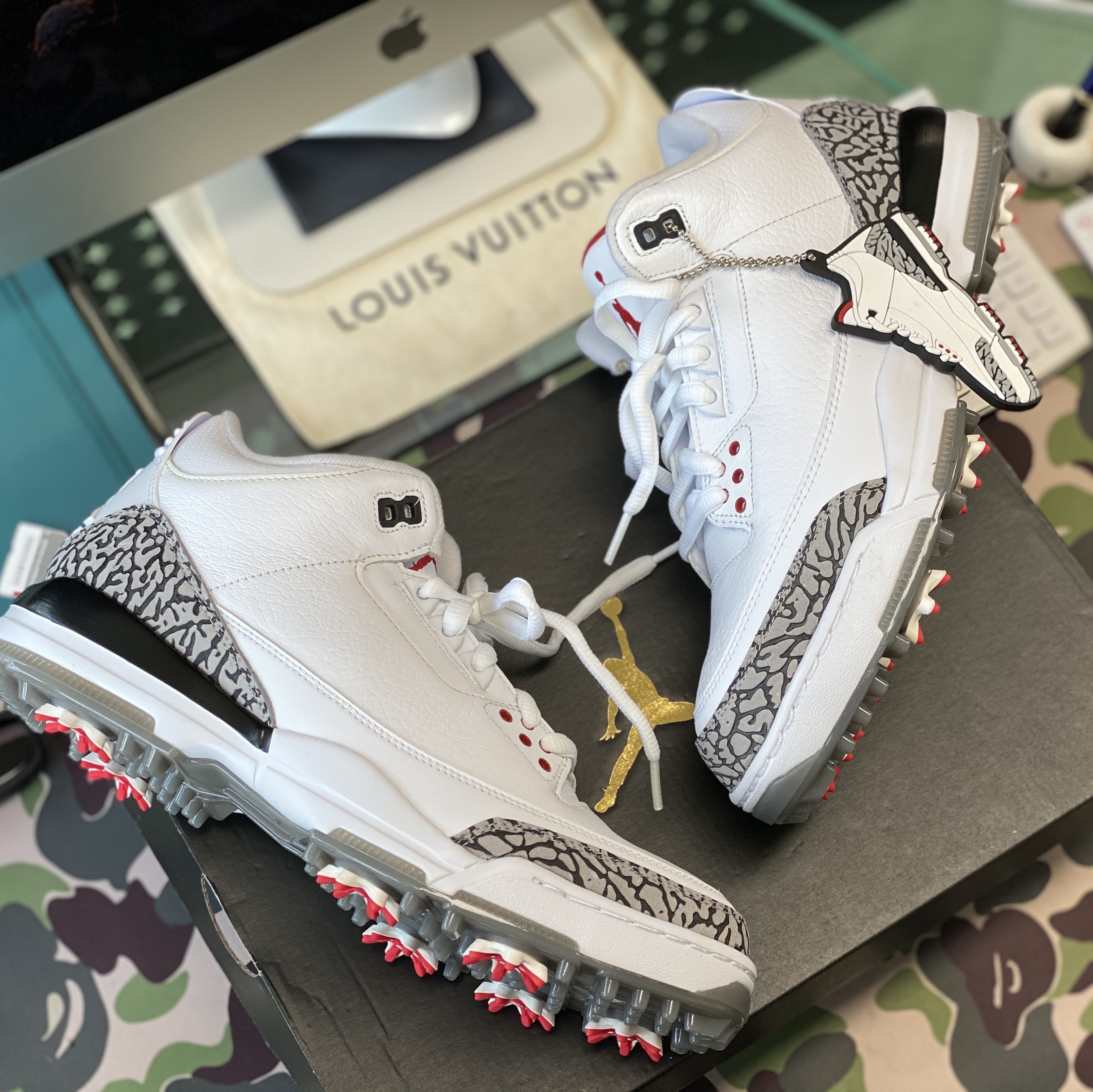Jordan 3 Retro Golf White Cement 착용 스타일