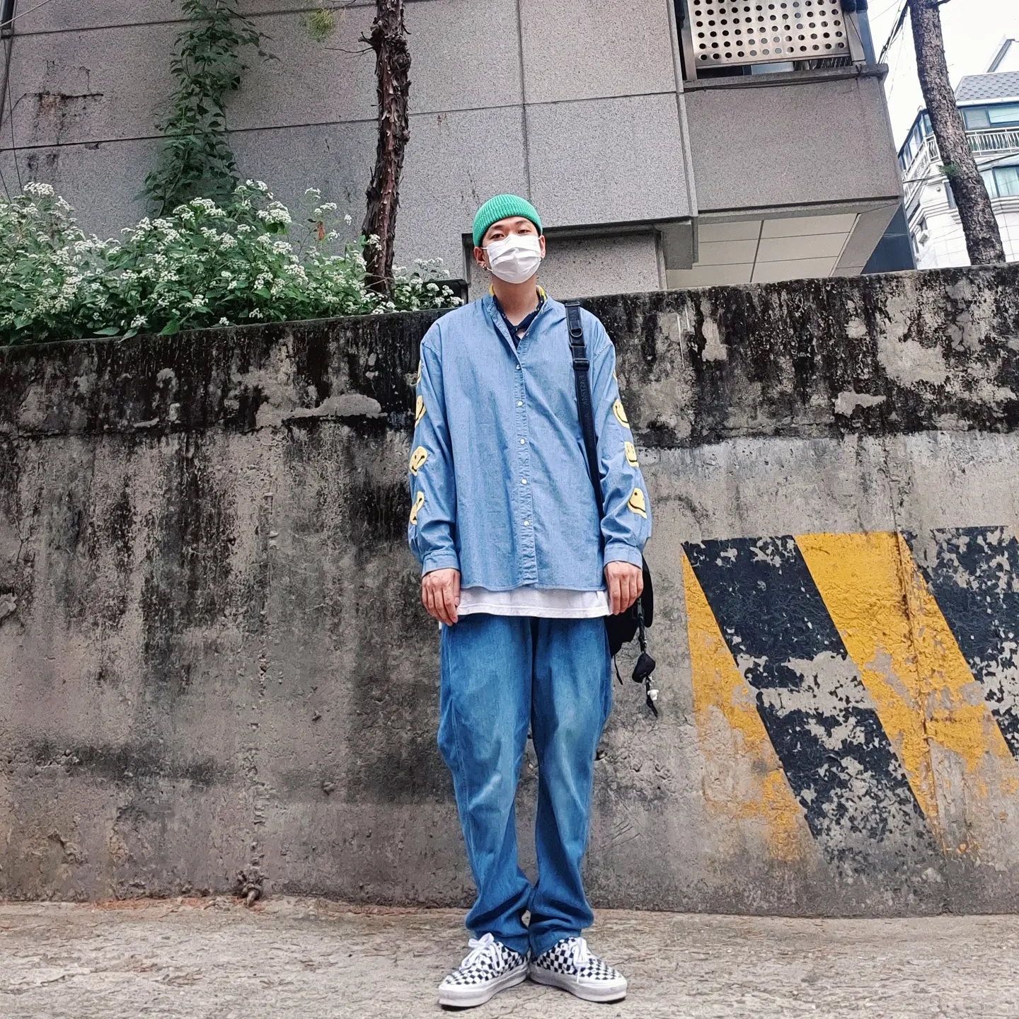 Vans Vault OG Era LX Checkerboard 착용 스타일 - 1