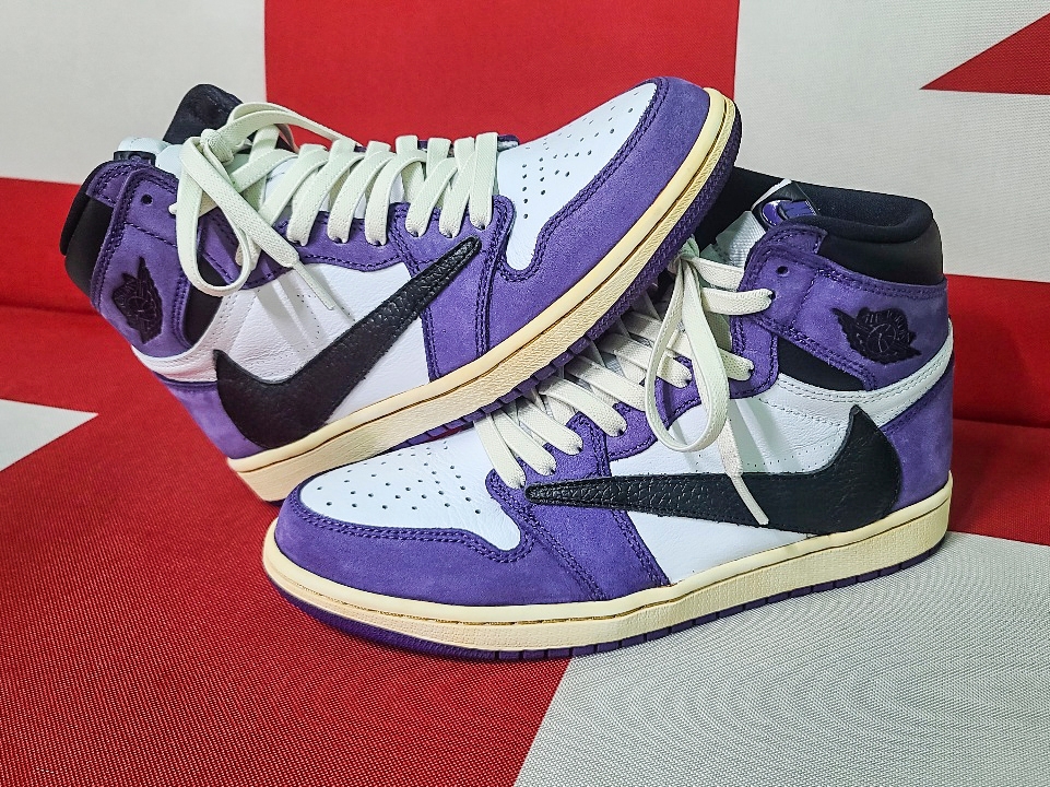 Jordan 1 Retro High OG Court Purple 2020 착용 스타일 - 1