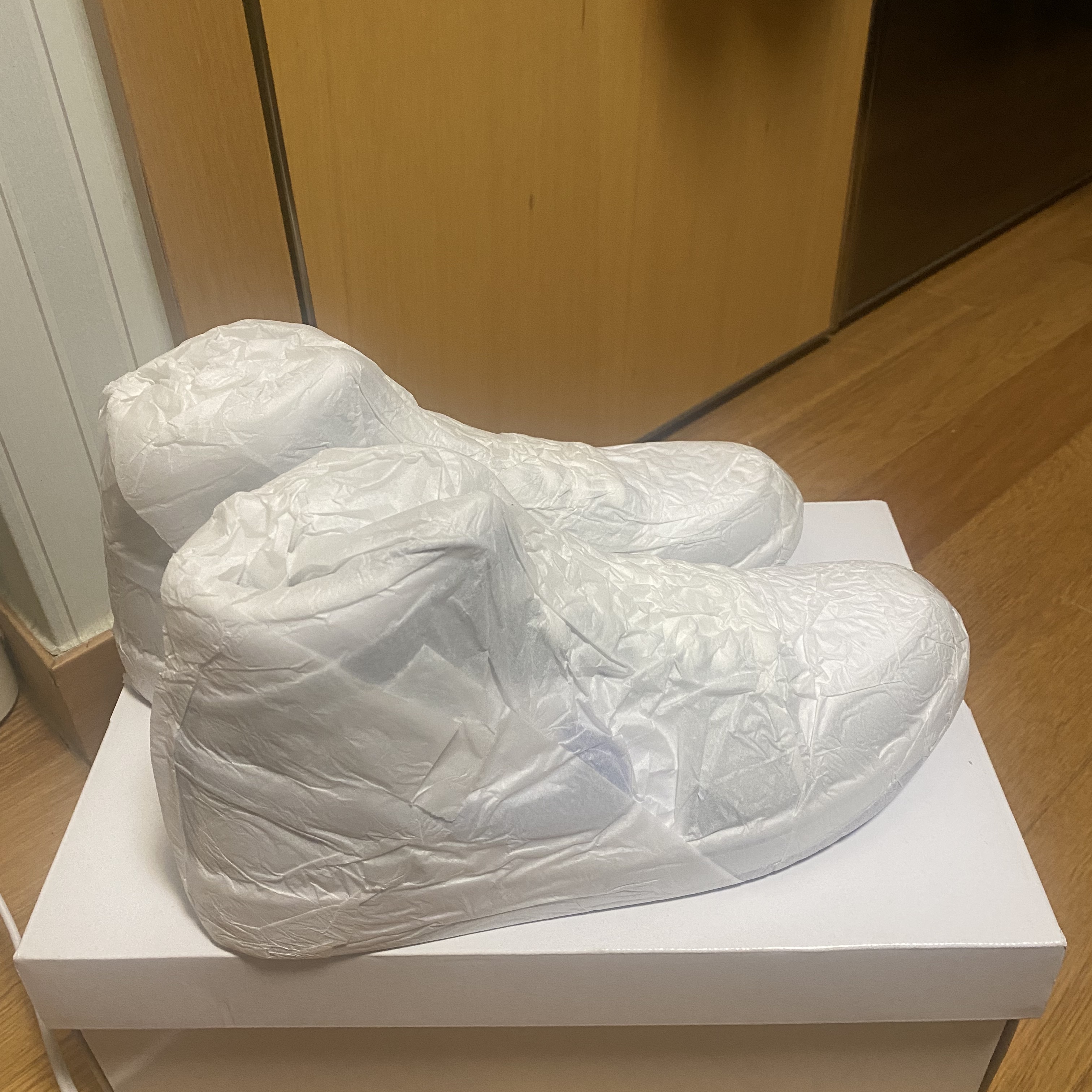 (W) Jordan 1 Mid Wolf Grey 착용 스타일 - 4