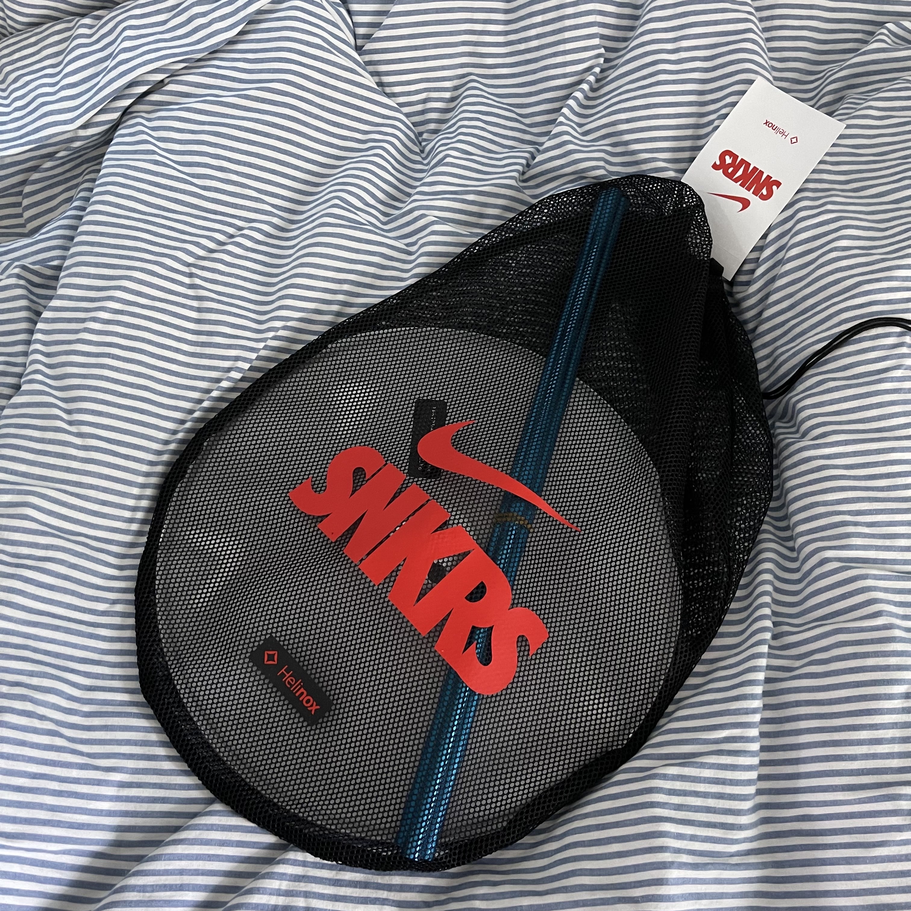 Helinox x Nike SNKRS 4th Anniversary Side Table M 착용 스타일